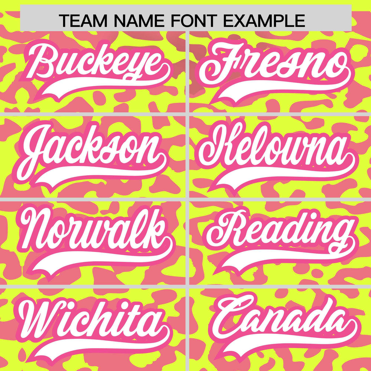 Custom Fluorescent Green Pink Leopard Print Pattern Authentic Baseball Jersey