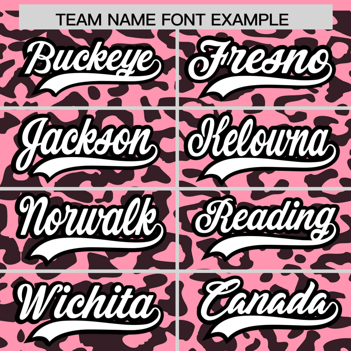 Custom Light Pink Black Leopard Print Pattern Authentic Baseball Jersey