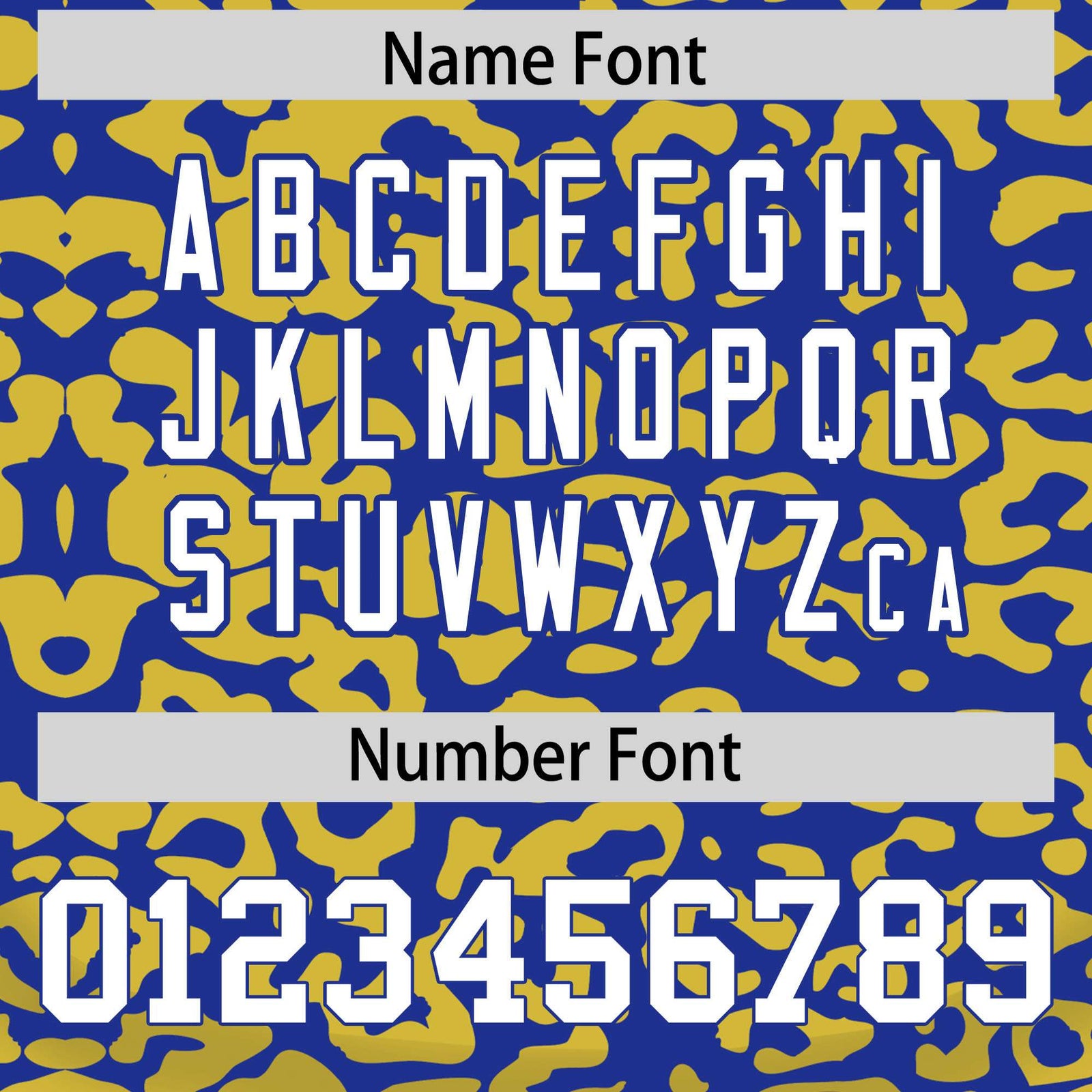 Custom Royal Gold Leopard Print Pattern Authentic Baseball Jersey