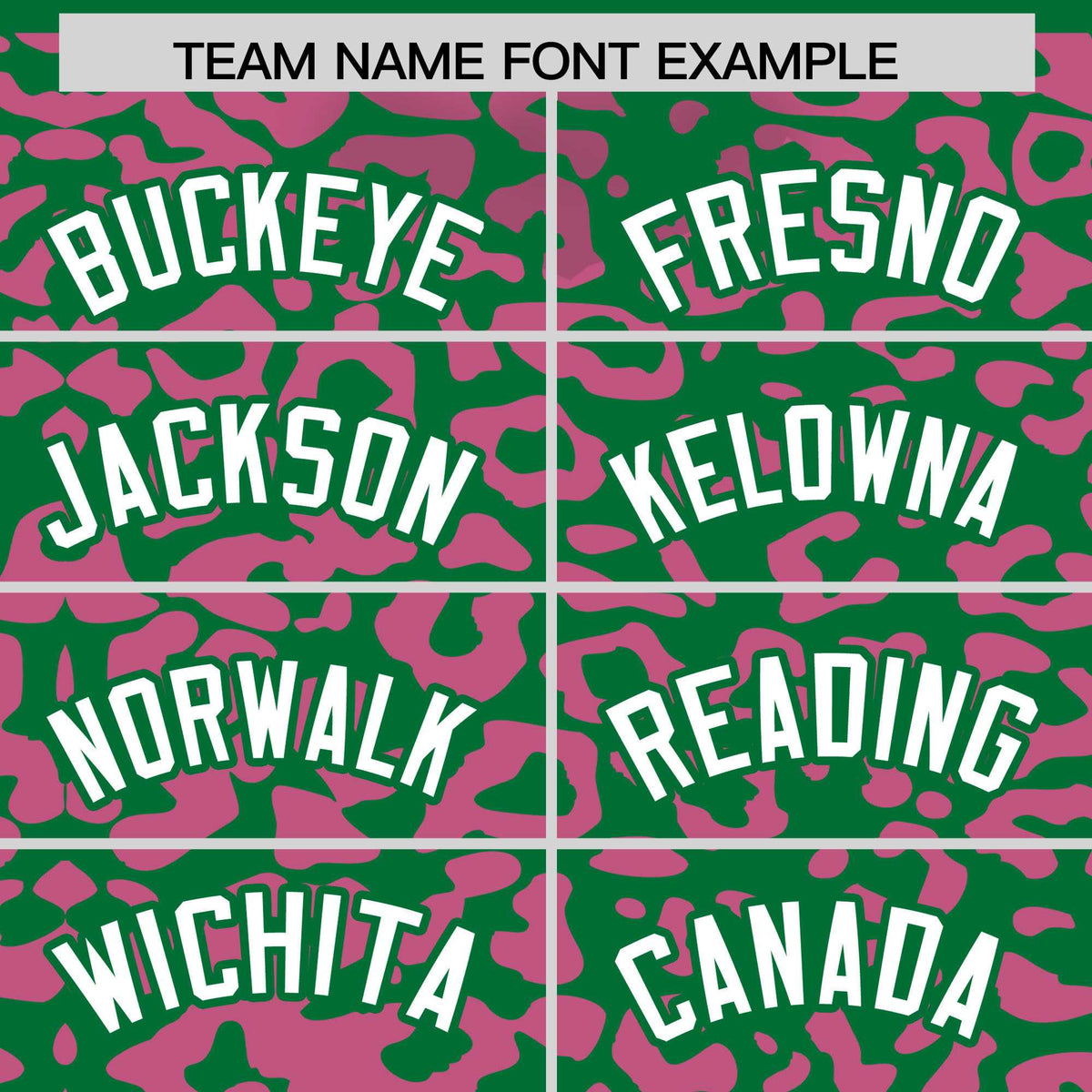 Custom Kelly Green Pink Leopard Print Pattern Authentic Baseball Jersey