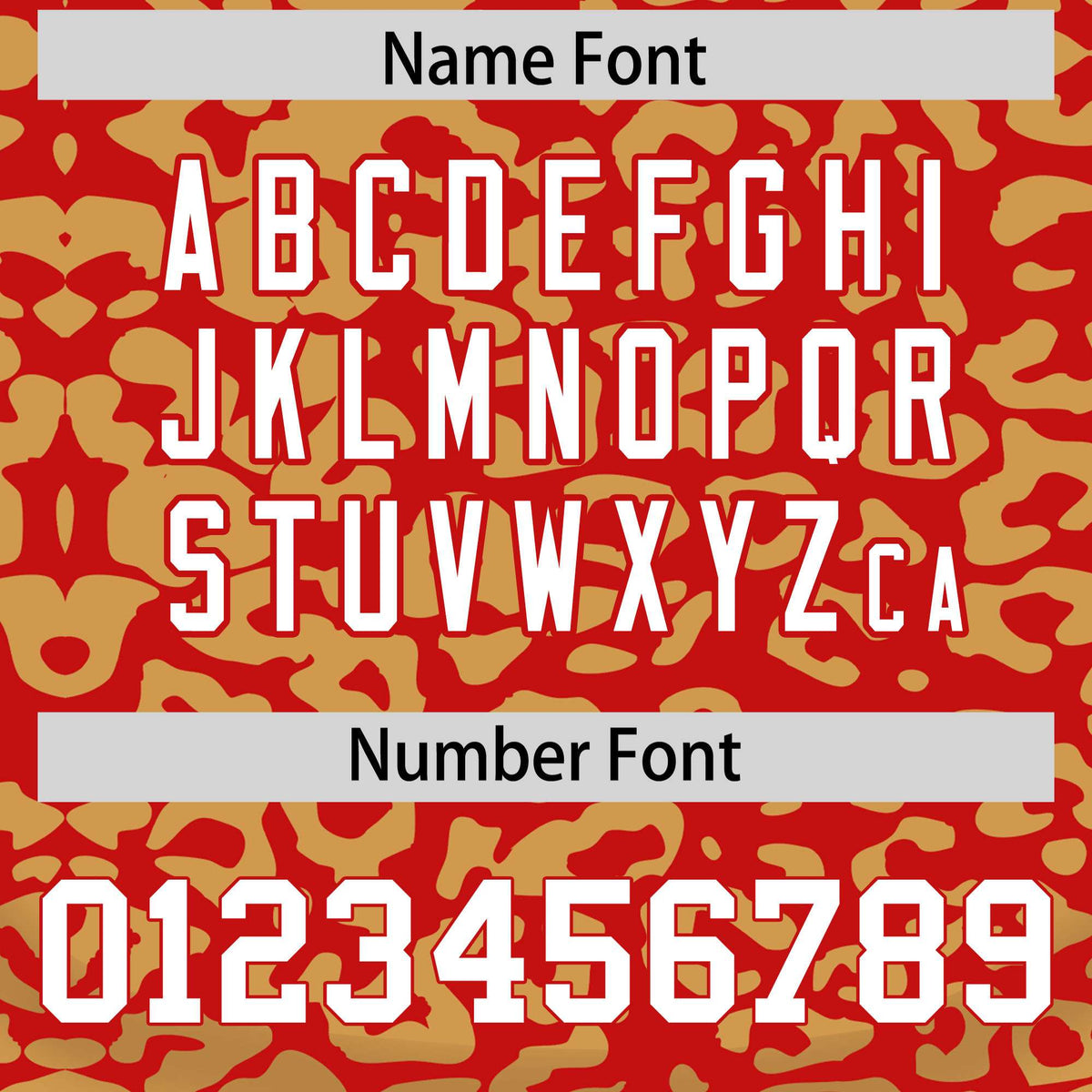 Custom Red Old Gold Leopard Print Pattern Authentic Baseball Jersey