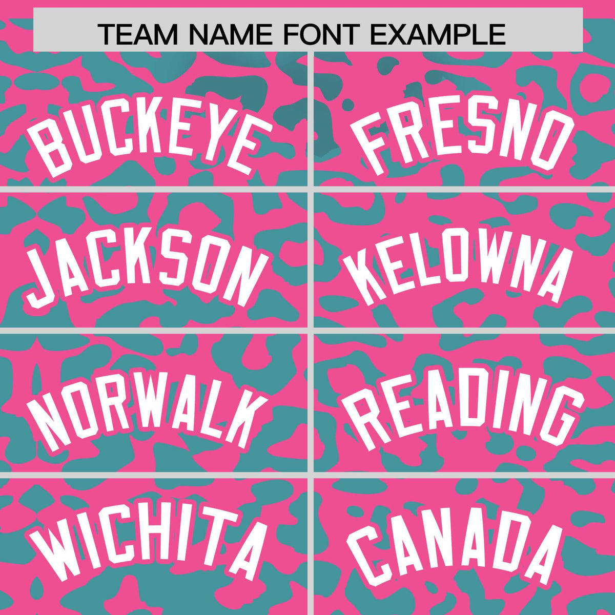 Custom Pink Aqua Leopard Print Pattern Authentic Baseball Jersey