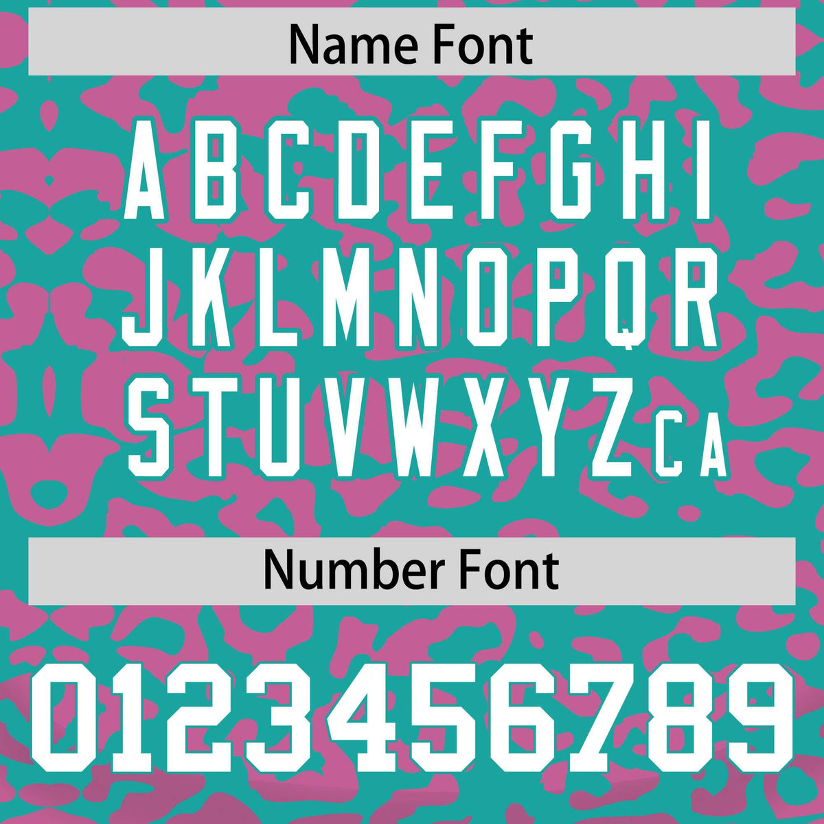 Custom Aqua Pink Leopard Print Pattern Authentic Baseball Jersey