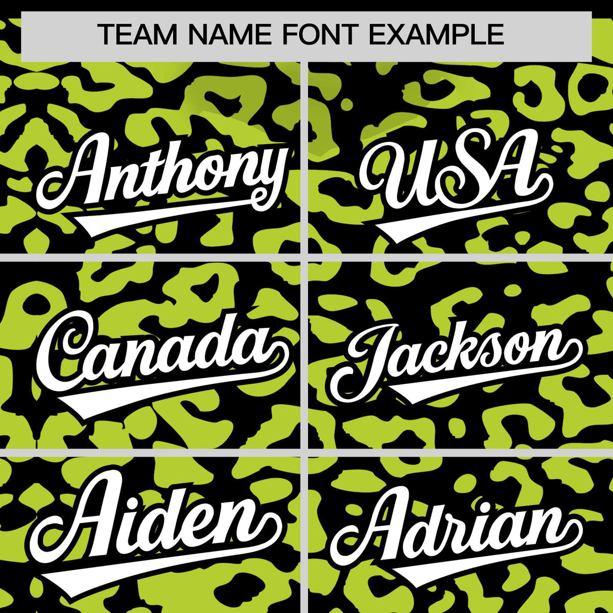 Custom Black Fluorescent Green Leopard Print Pattern Authentic Baseball Jersey