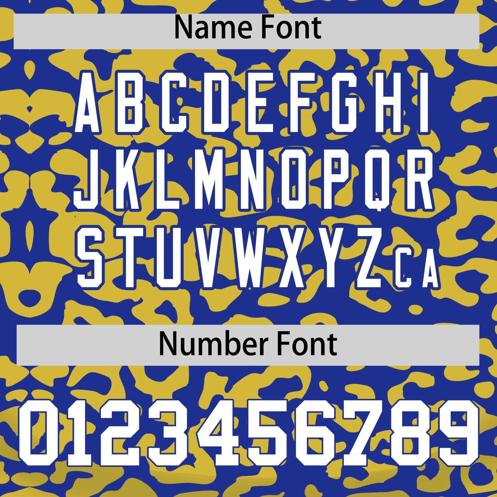 Custom Royal Gold Leopard Print Pattern Authentic Baseball Jersey