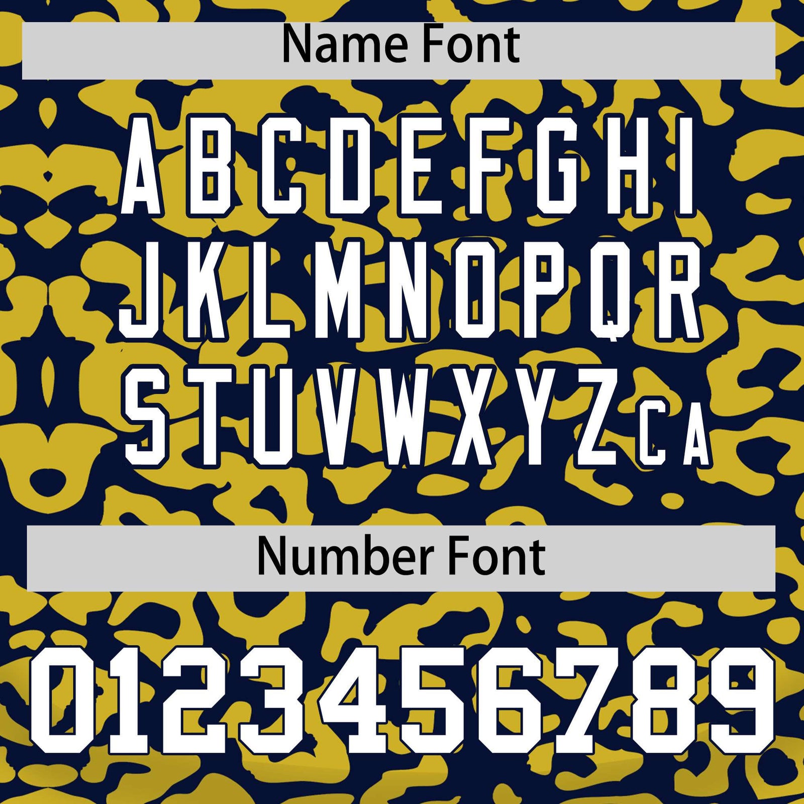 Custom Navy Gold Leopard Print Pattern Authentic Baseball Jersey