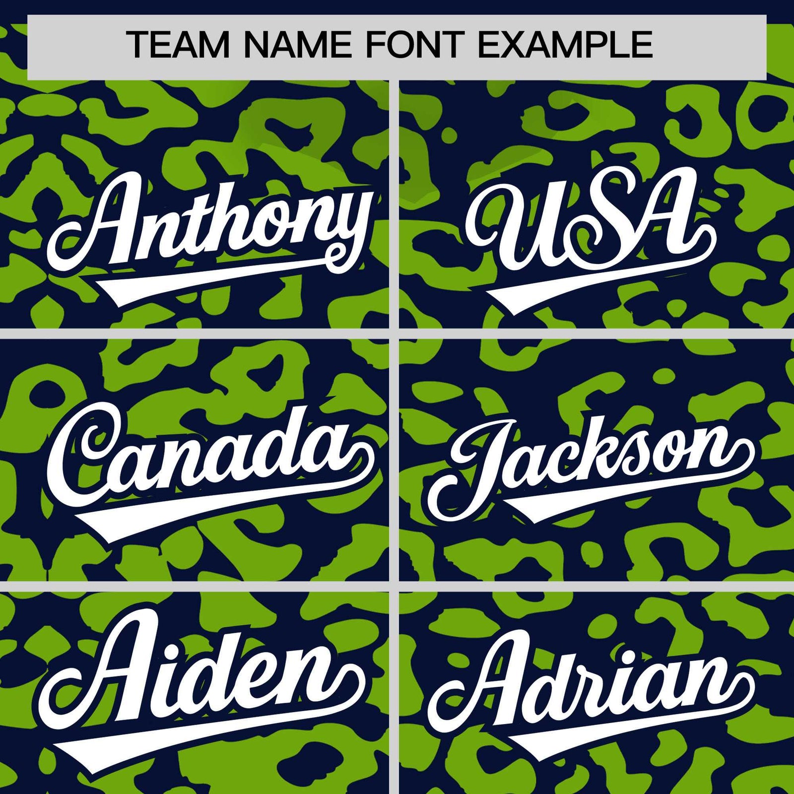 Custom Navy Neon Green Leopard Print Pattern Authentic Baseball Jersey