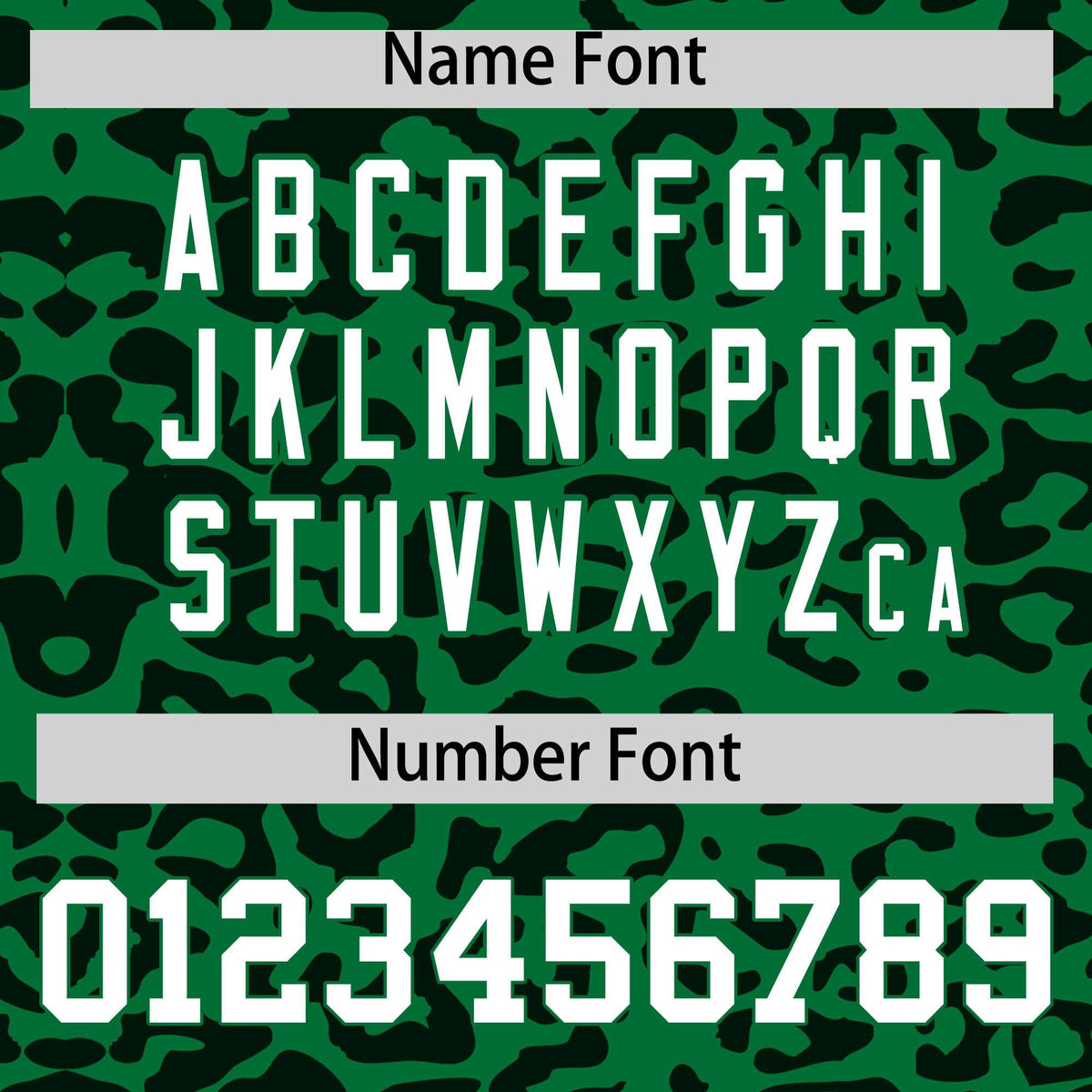 Custom Kelly Green Black Leopard Print Pattern Authentic Baseball Jersey