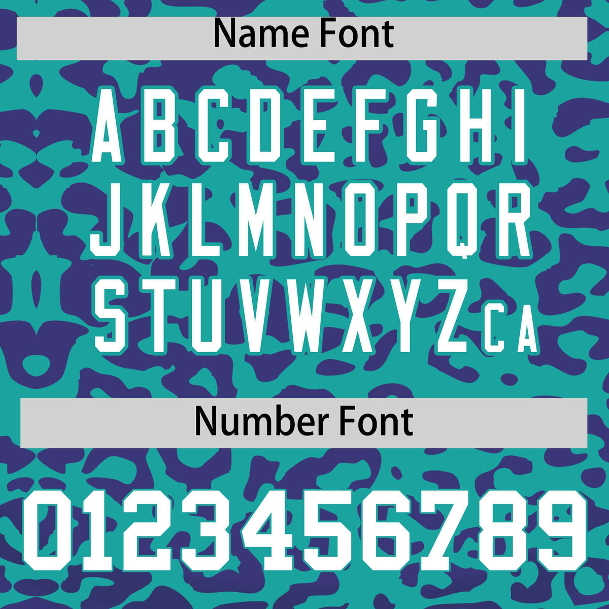 Custom Aqua Purple Leopard Print Pattern Authentic Baseball Jersey