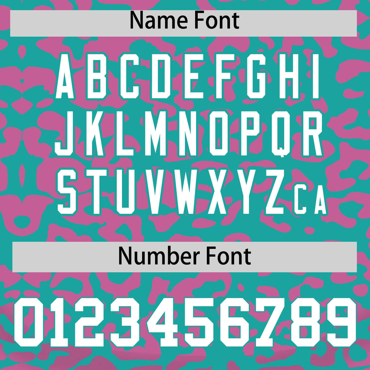 Custom Aqua Pink Leopard Print Pattern Authentic Baseball Jersey