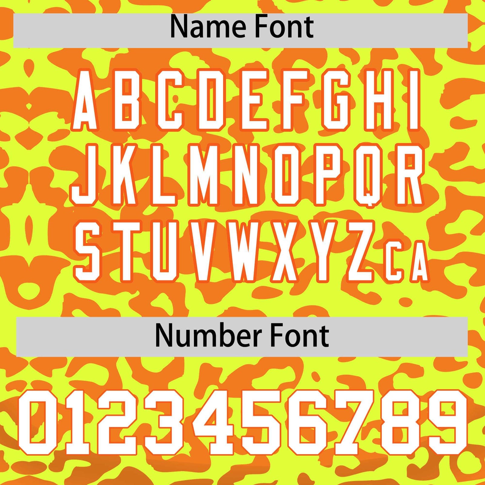 Custom Fluorescent Green Orange Leopard Print Pattern Authentic Baseball Jersey