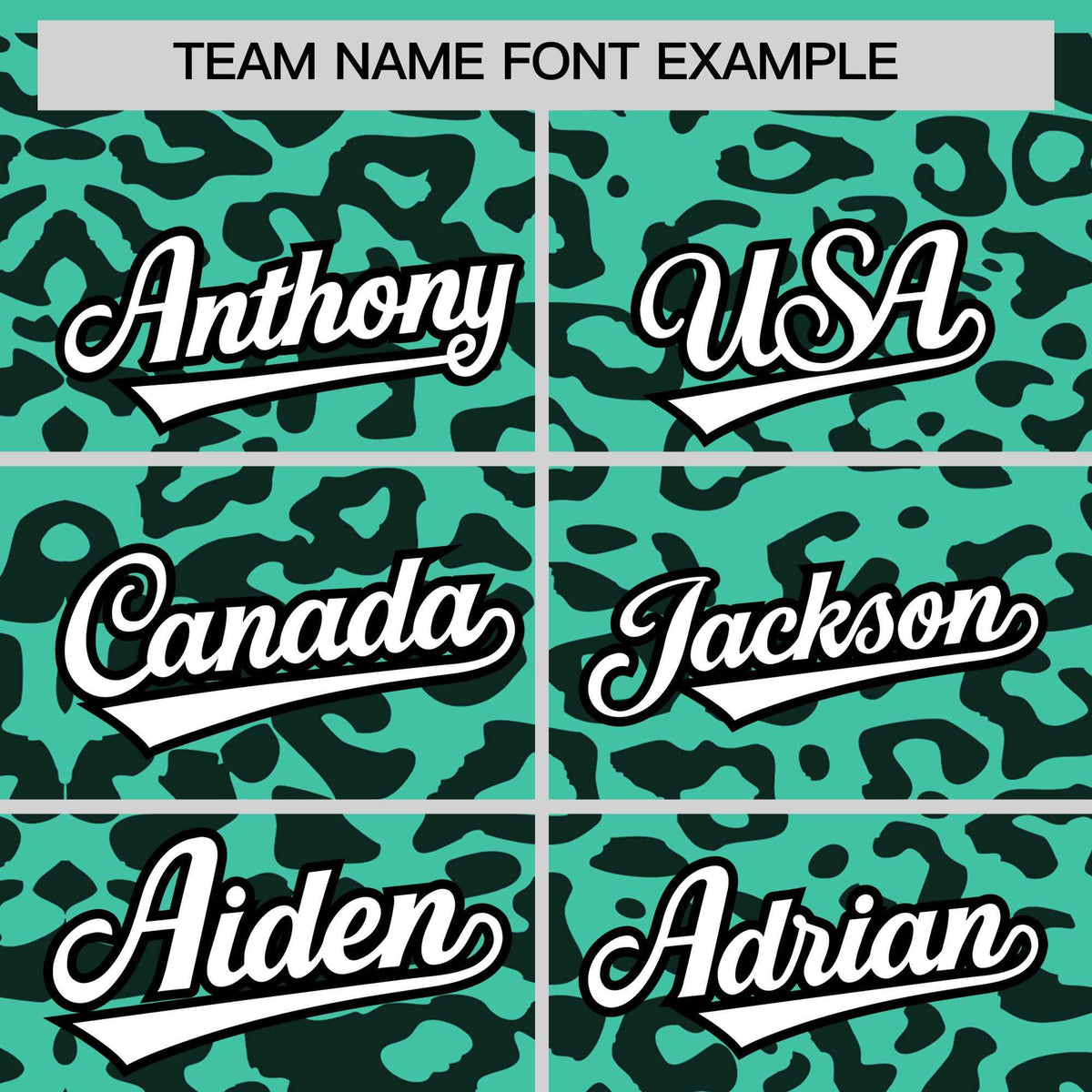 Custom Bright Green Black Leopard Print Pattern Authentic Baseball Jersey