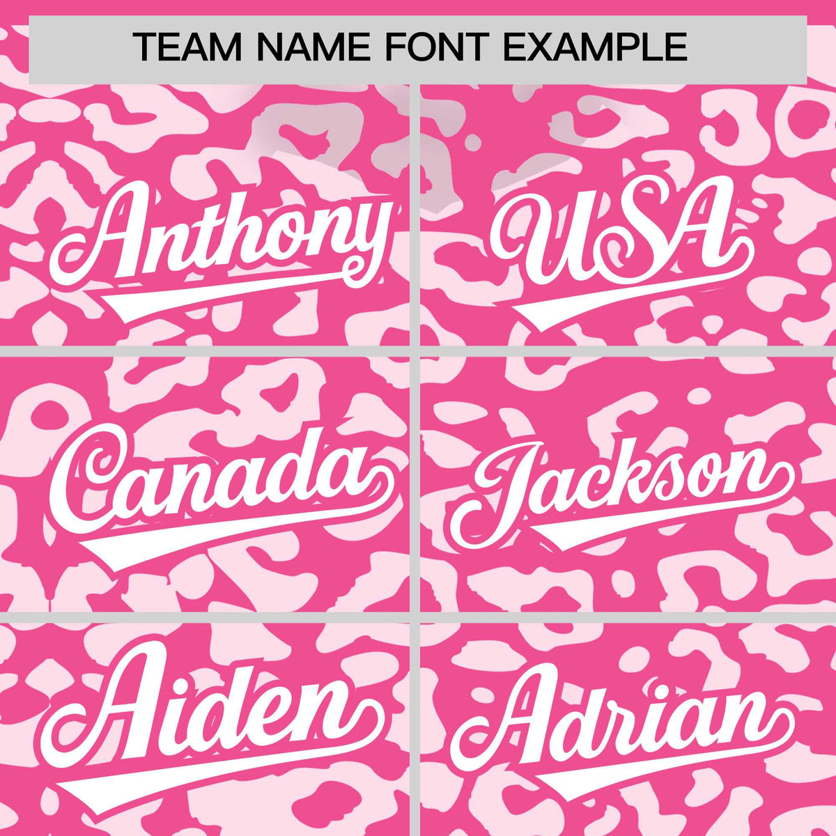 Custom Pink White Leopard Print Pattern Authentic Baseball Jersey