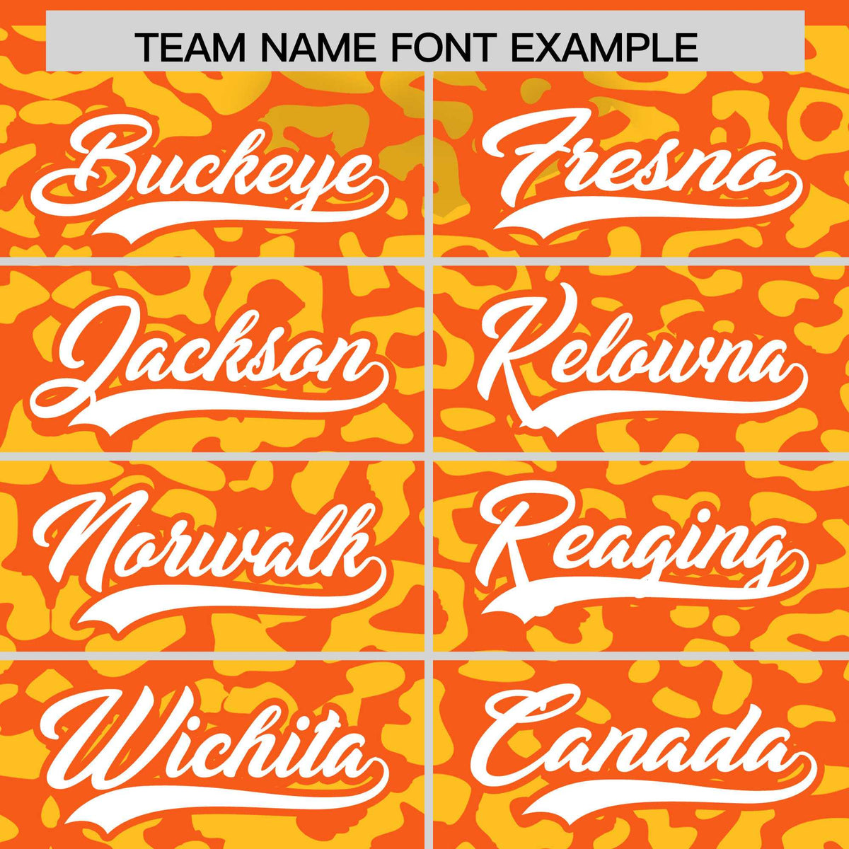 Custom Orange Gold Leopard Print Pattern Authentic Baseball Jersey