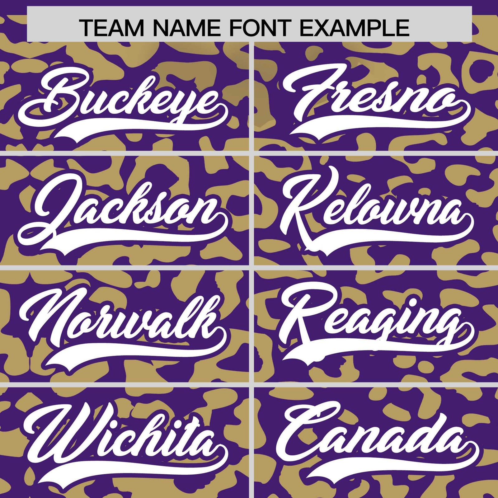 Custom Purple Old Gold Leopard Print Pattern Authentic Baseball Jersey
