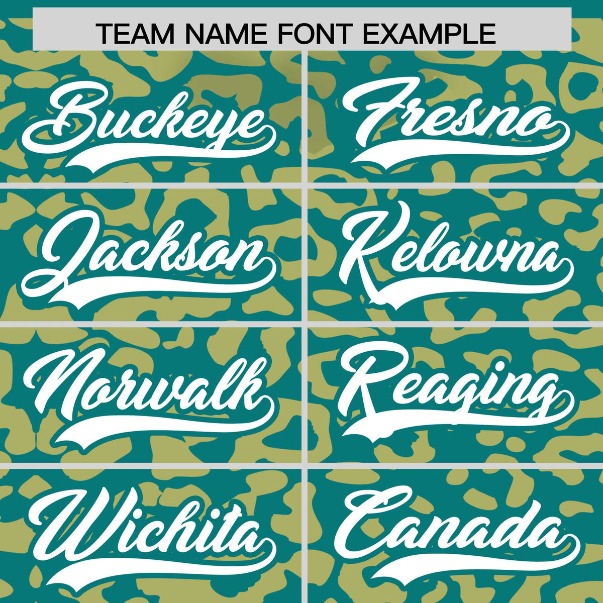 Custom Aqua Old Gold Leopard Print Pattern Authentic Baseball Jersey