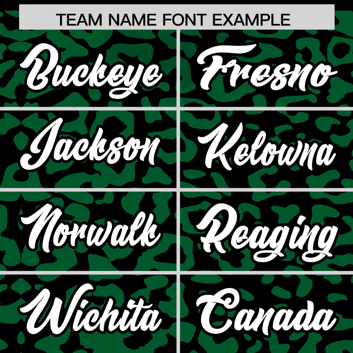 Custom Black Kelly Green Leopard Print Pattern Authentic Baseball Jersey