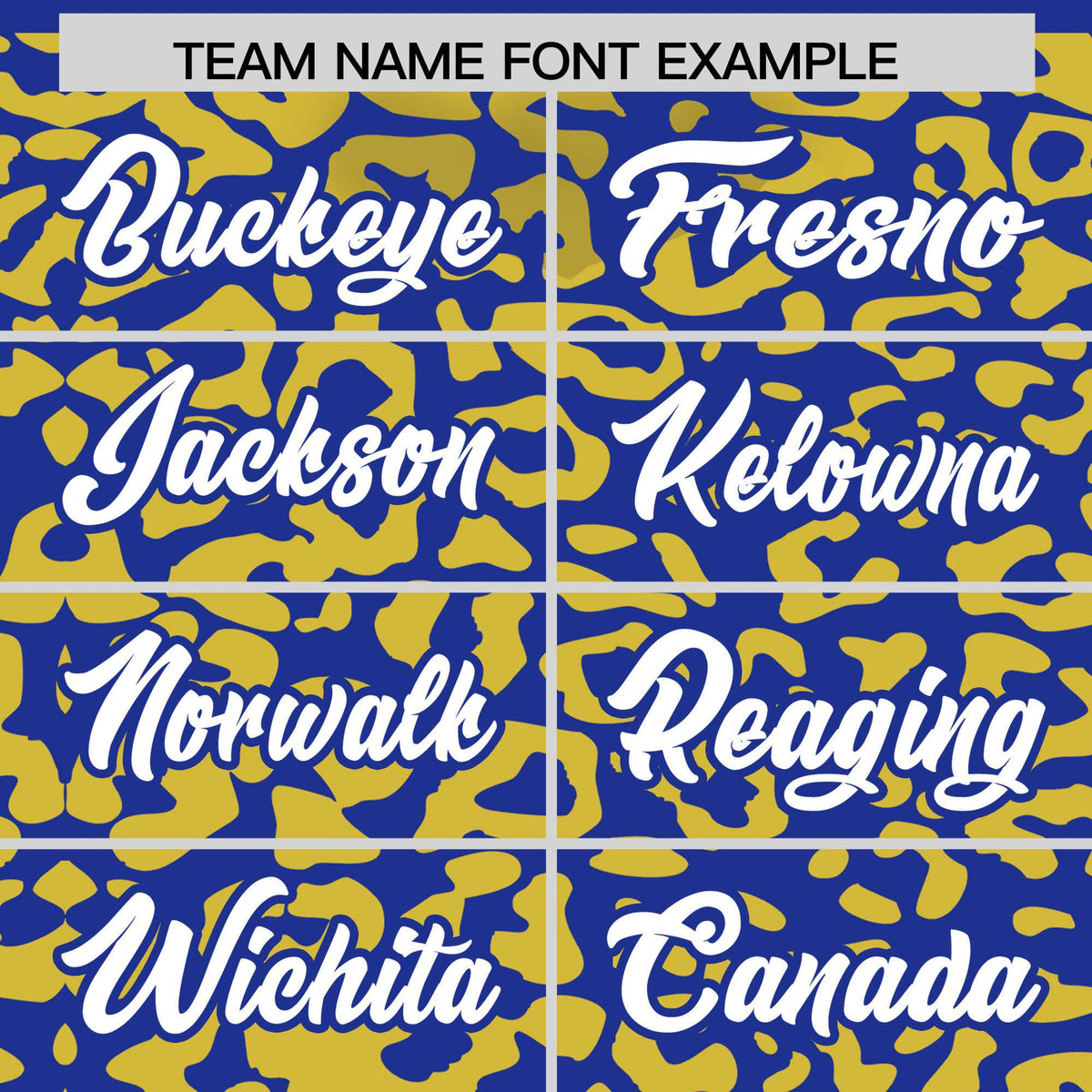 Custom Royal Gold Leopard Print Pattern Authentic Baseball Jersey