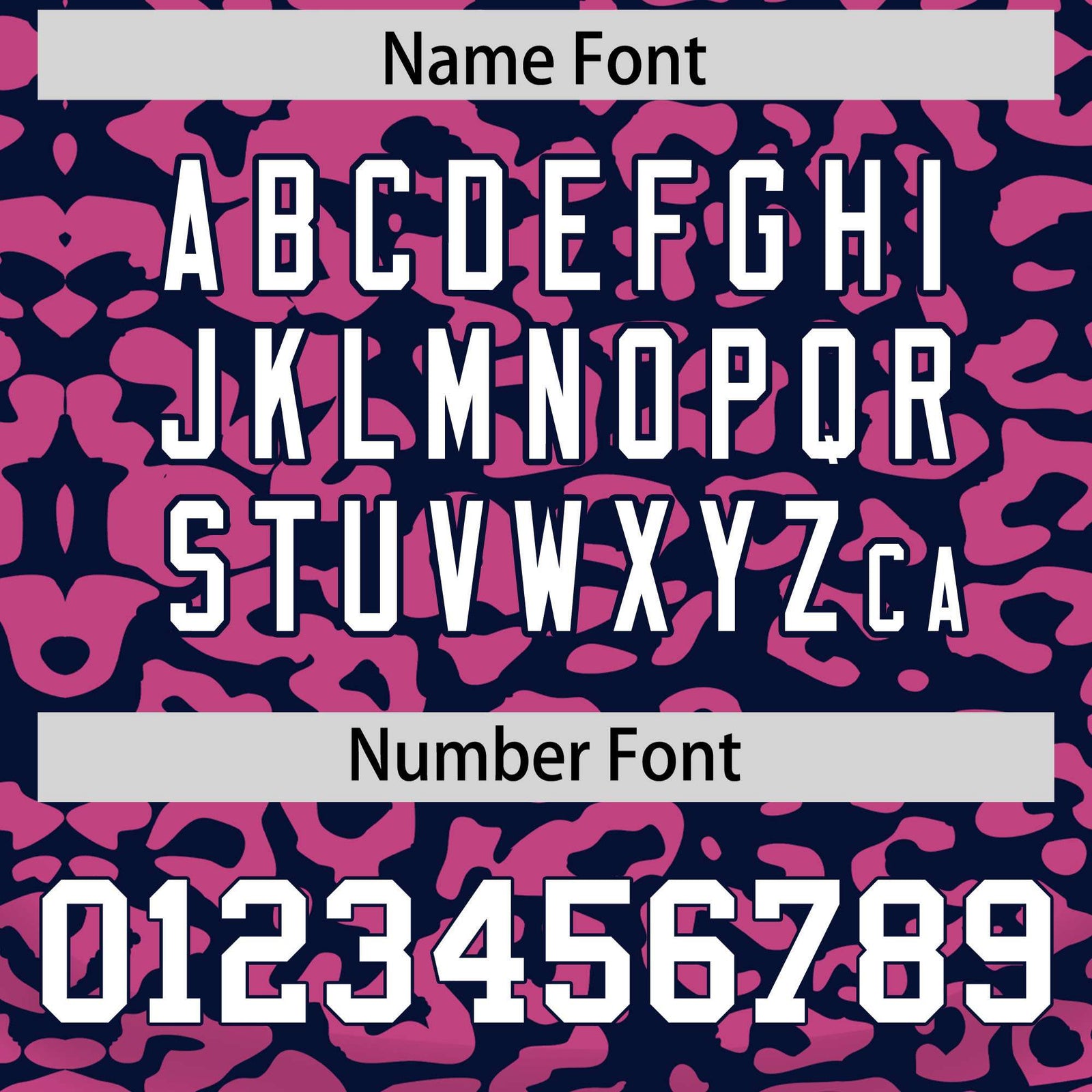 Custom Navy Pink Leopard Print Pattern Authentic Baseball Jersey