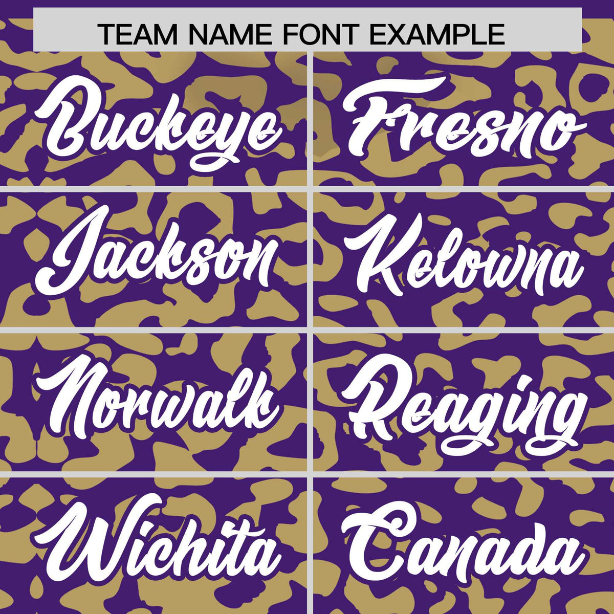 Custom Purple Old Gold Leopard Print Pattern Authentic Baseball Jersey