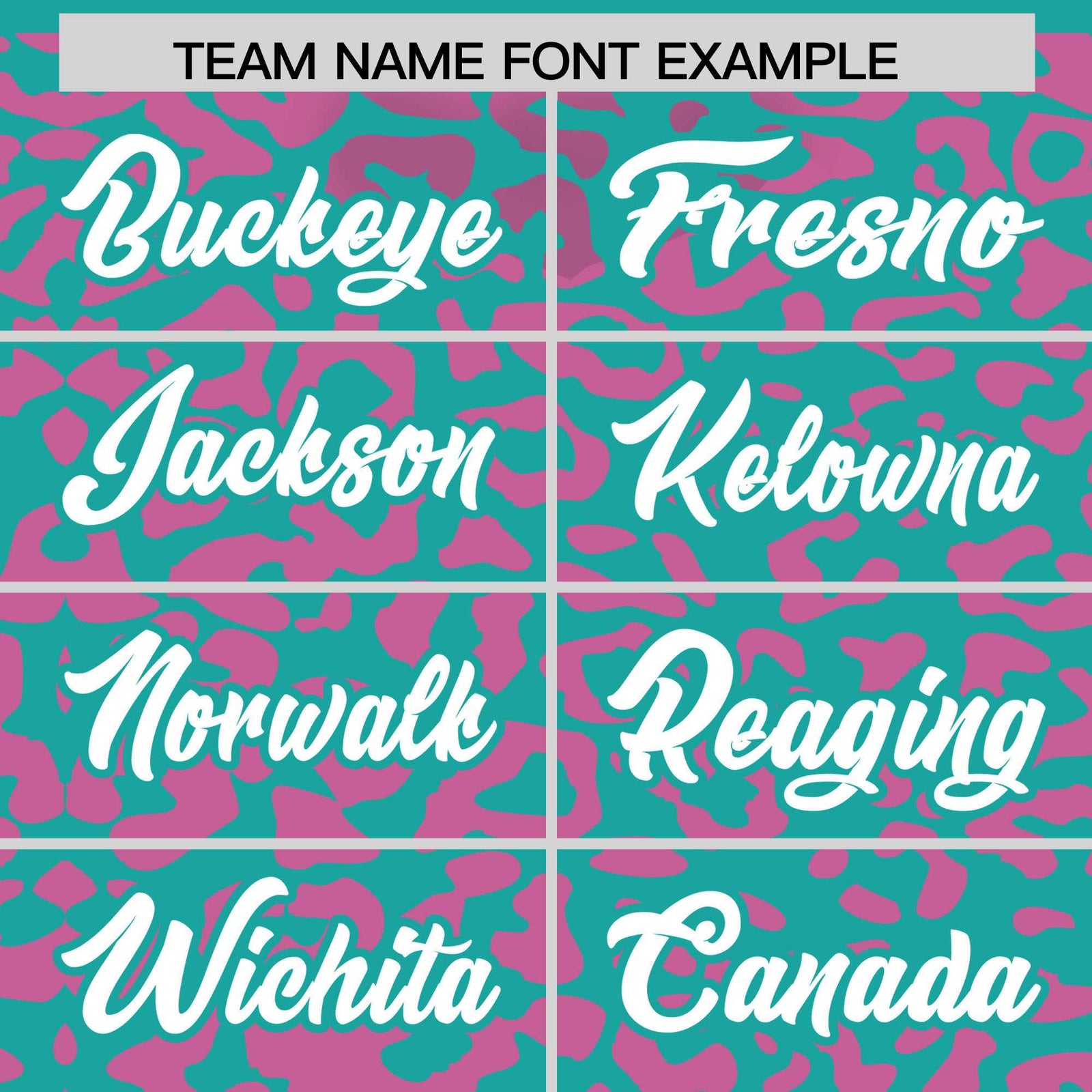 Custom Aqua Pink Leopard Print Pattern Authentic Baseball Jersey