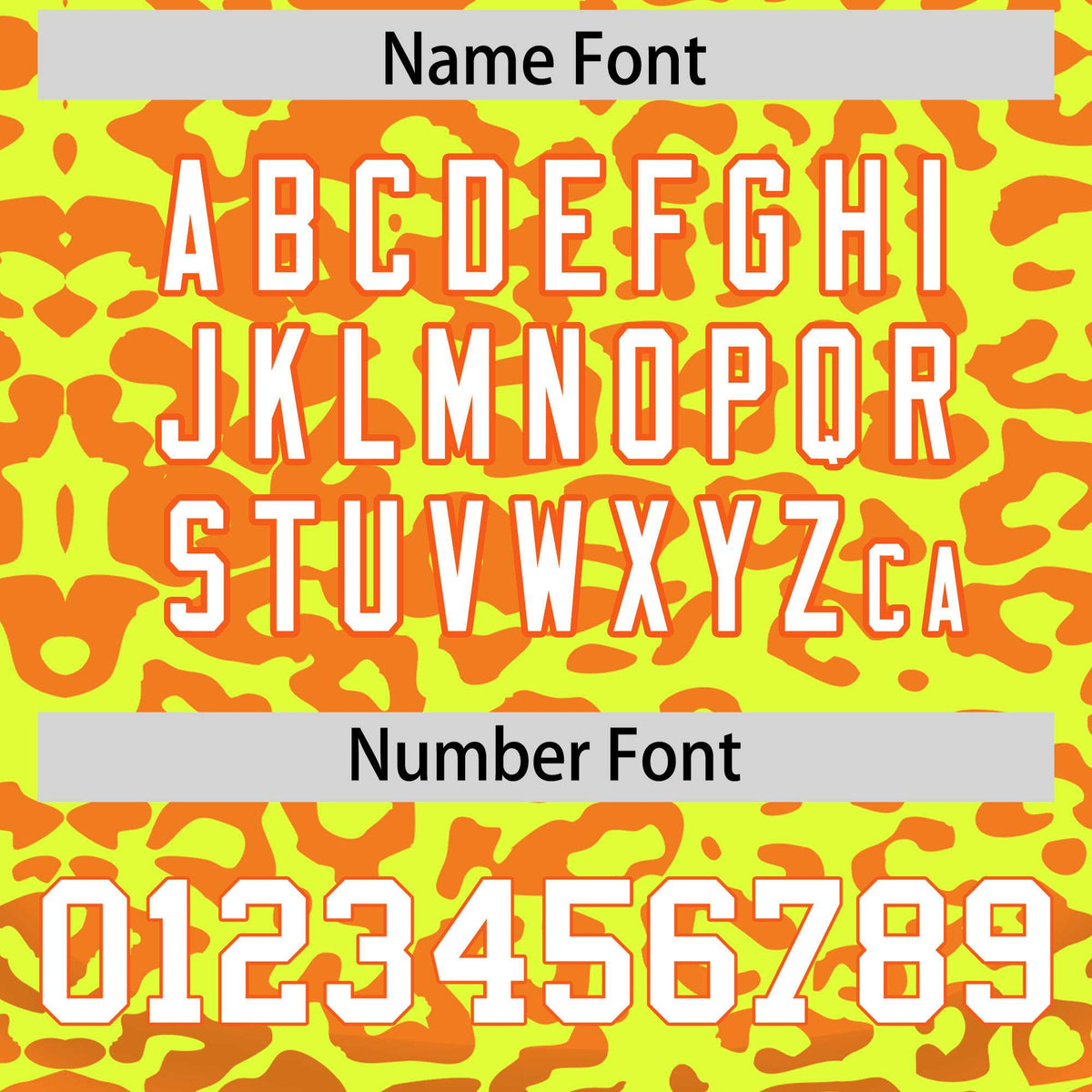 Custom Fluorescent Green Orange Leopard Print Pattern Authentic Baseball Jersey