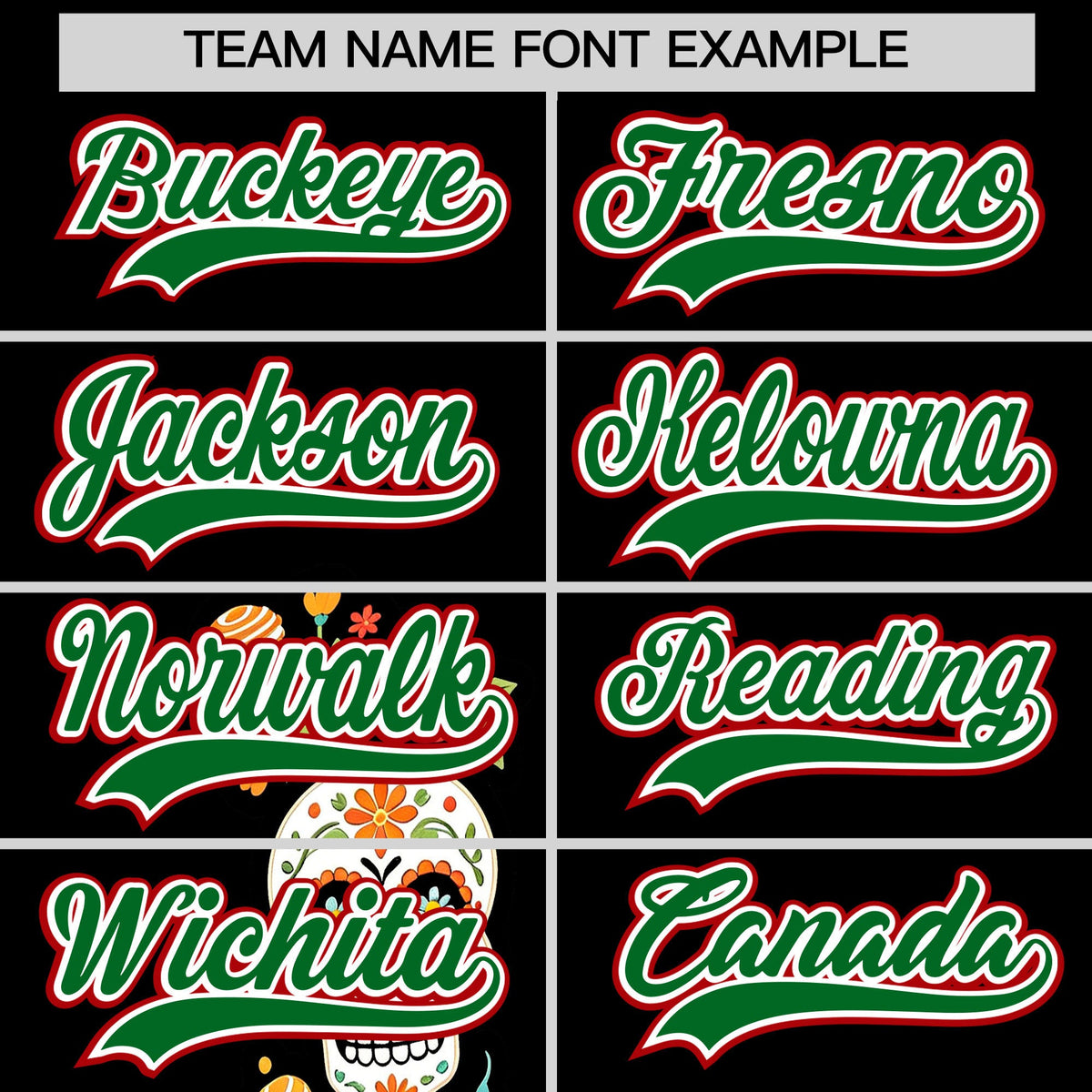 Custom Black Kelly Green White Graffiti Pattern Mexican style Stretch Fabric Baseball Jersey| KXKSHOP