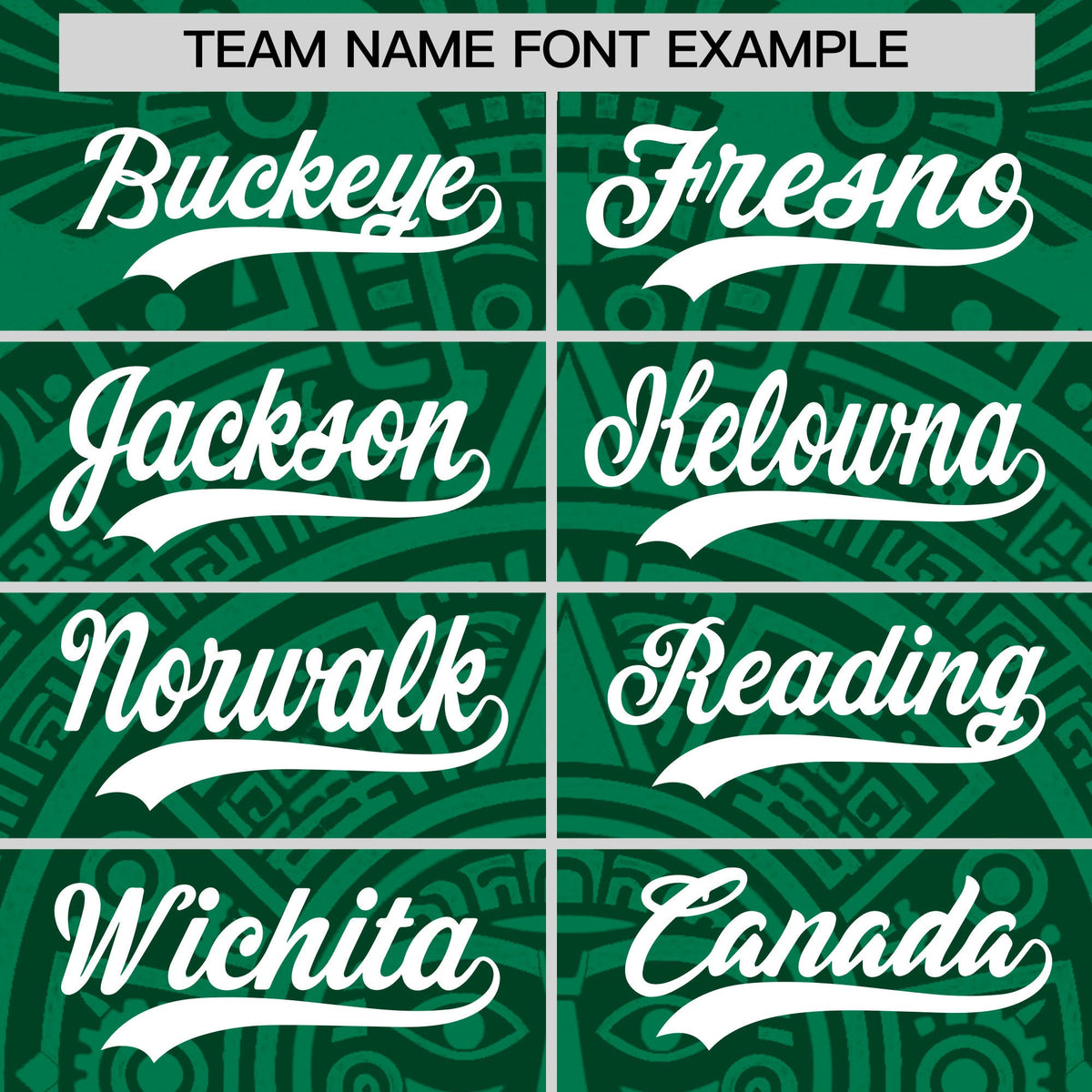 Custom Kelly Green Dark Green White Graffiti Pattern Mexican style Stretch Fabric Baseball Jersey| KXKSHOP