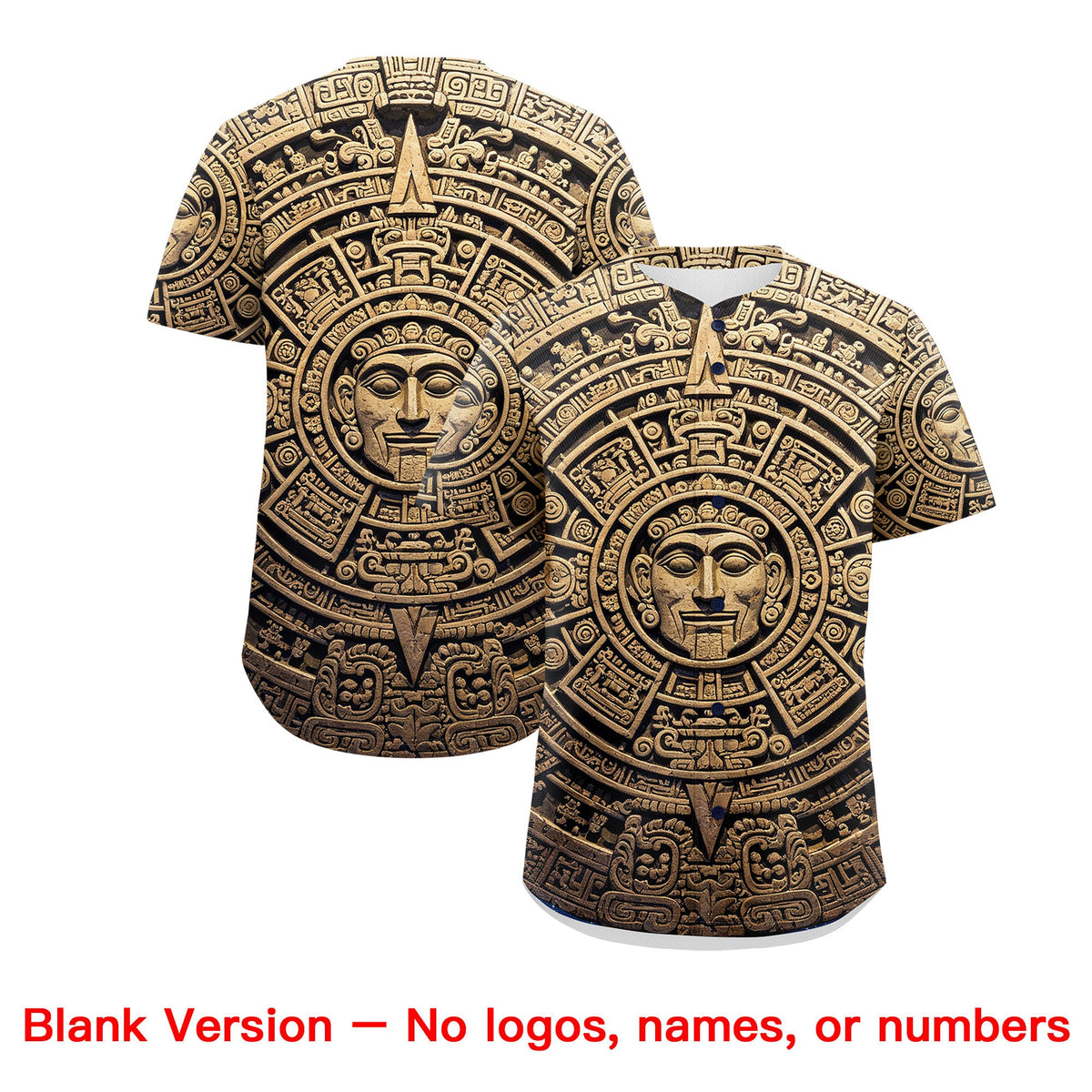 Custom Red Cream Graffiti Pattern Mexican style Stretch Fabric Baseball Jersey| KXKSHOP