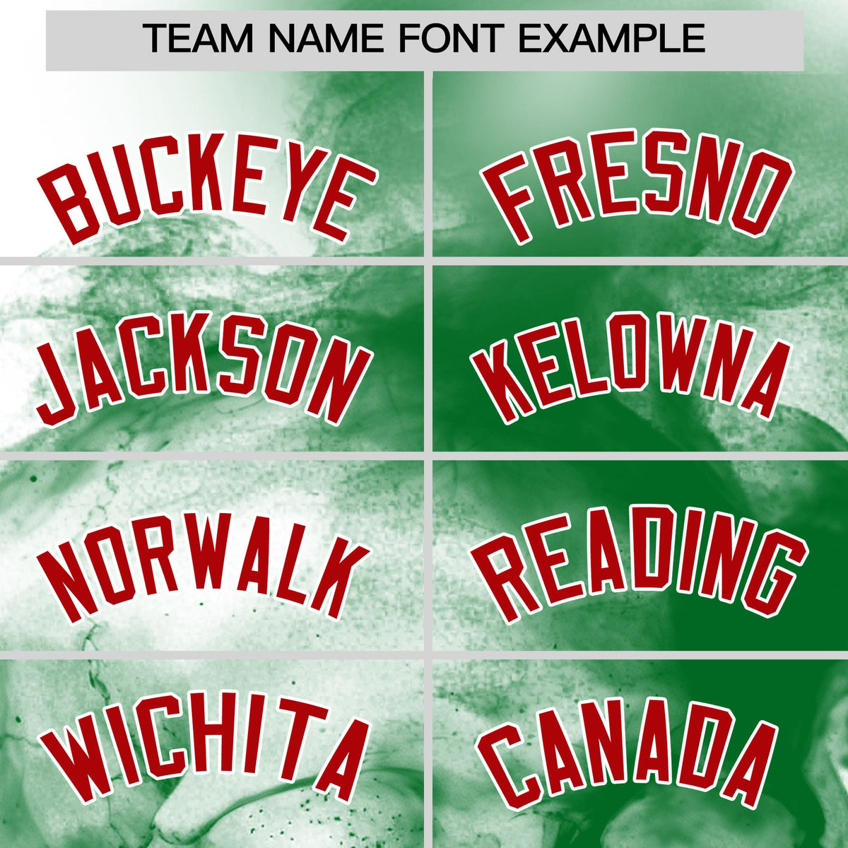 Custom White Red Kelly Green Graffiti Pattern Mexican style Stretch Fabric Baseball Jersey| KXKSHOP