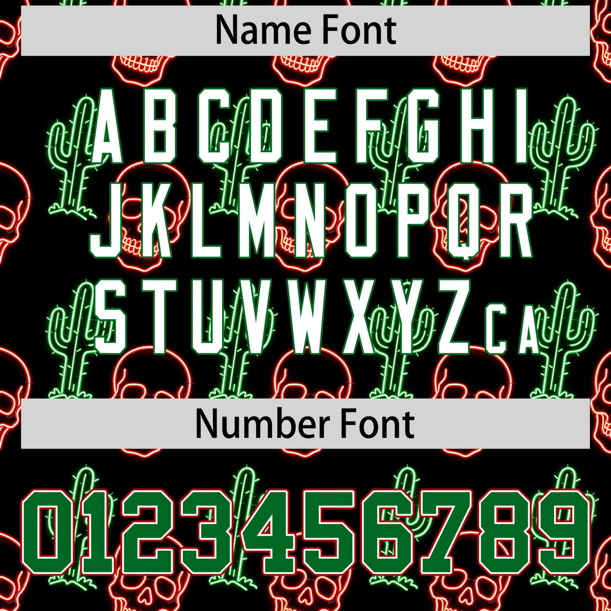 Custom Black Kelly Green White Graffiti Pattern Mexican style Stretch Fabric Baseball Jersey| KXKSHOP