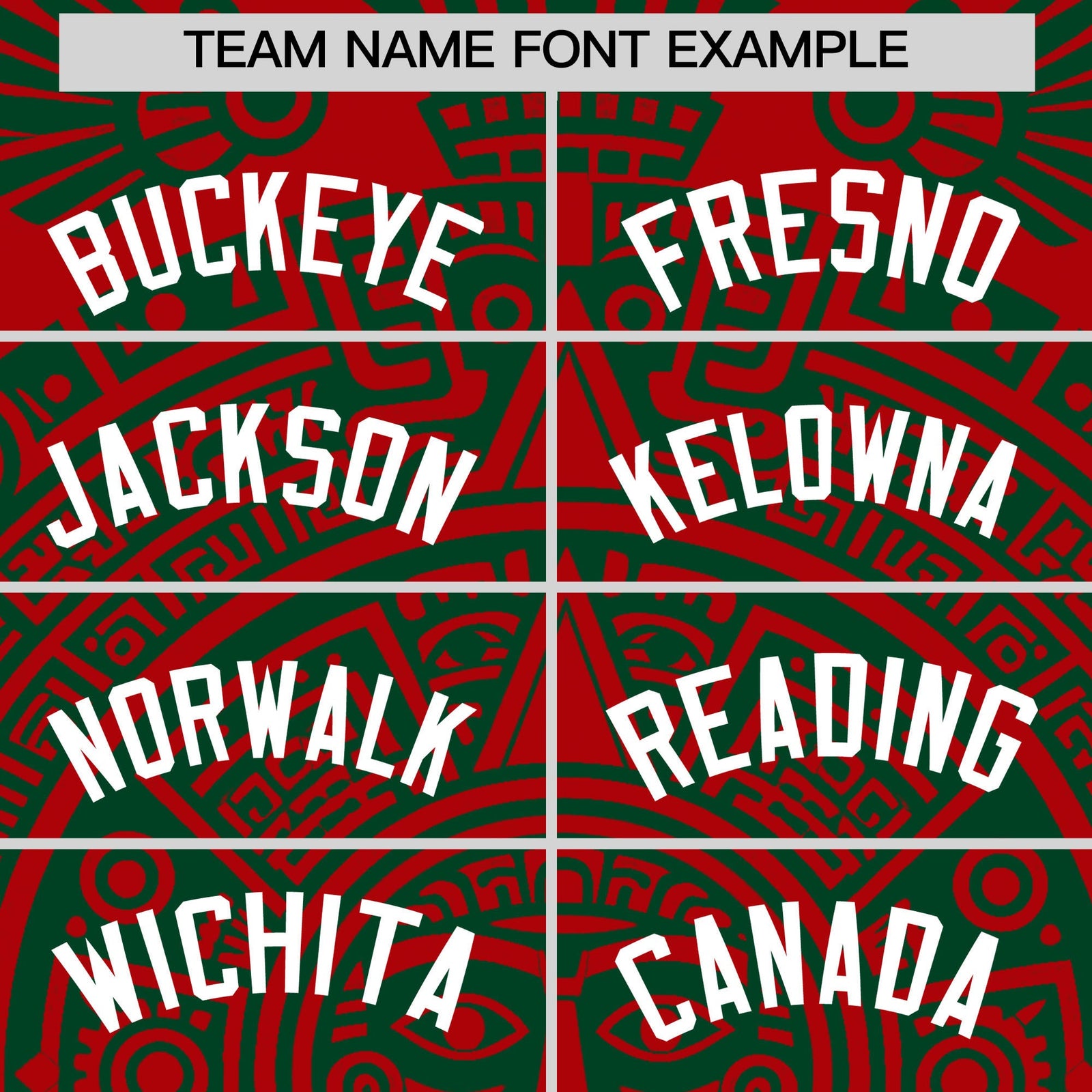 Custom Red Dark Green White Graffiti Pattern Mexican style Stretch Fabric Baseball Jersey| KXKSHOP