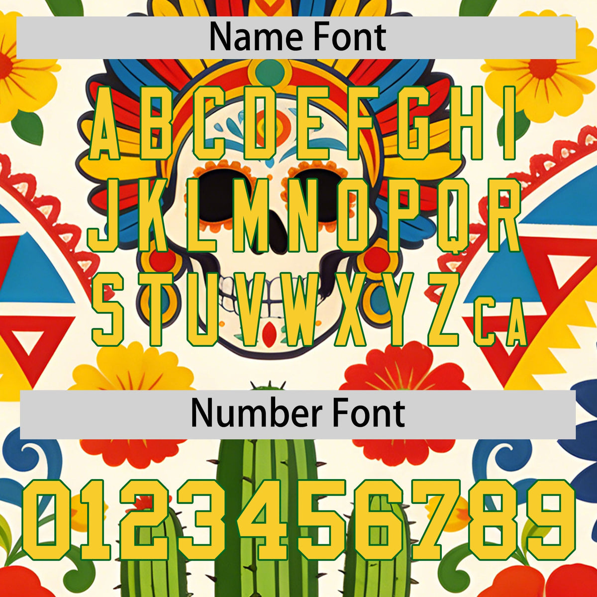 Custom White Kelly Green Gold Graffiti Pattern Mexican style Stretch Fabric Baseball Jersey| KXKSHOP