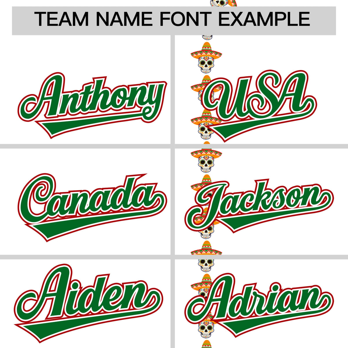 Custom White Kelly Green Red Graffiti Pattern Mexican style Stretch Fabric Baseball Jersey| KXKSHOP