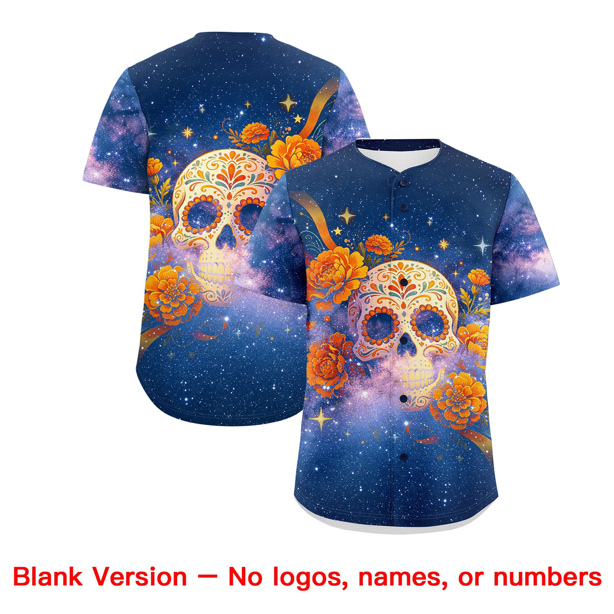 Custom Yellow Navy Graffiti Pattern Mexican style Stretch Fabric Baseball Jersey| KXKSHOP