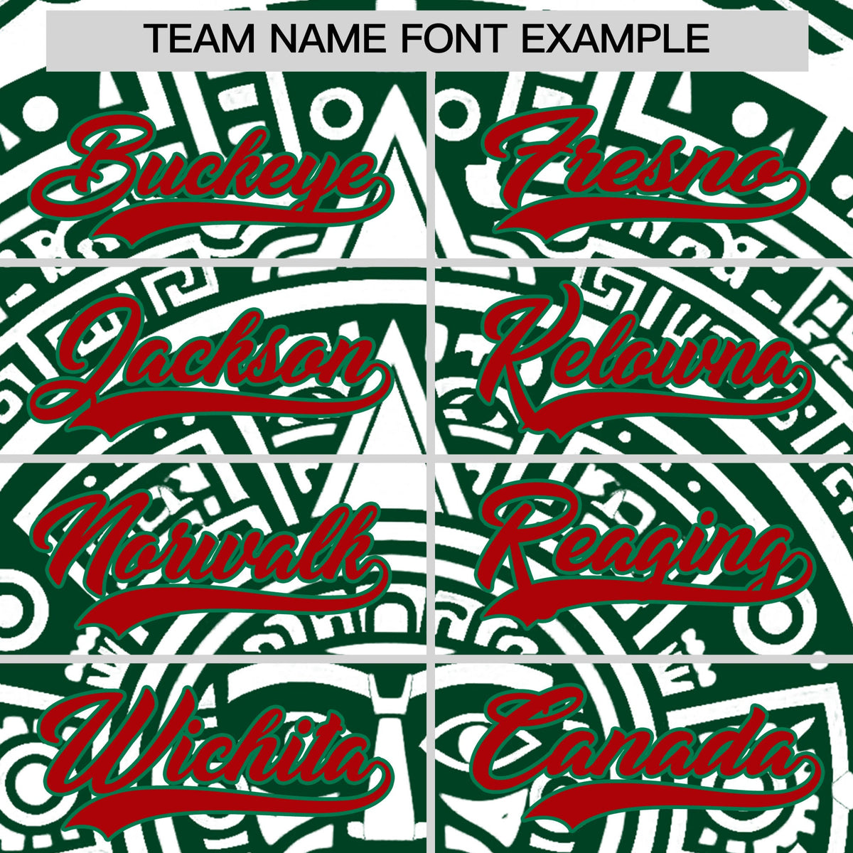 Custom White Dark Green Red Graffiti Pattern Mexican style Stretch Fabric Baseball Jersey| KXKSHOP
