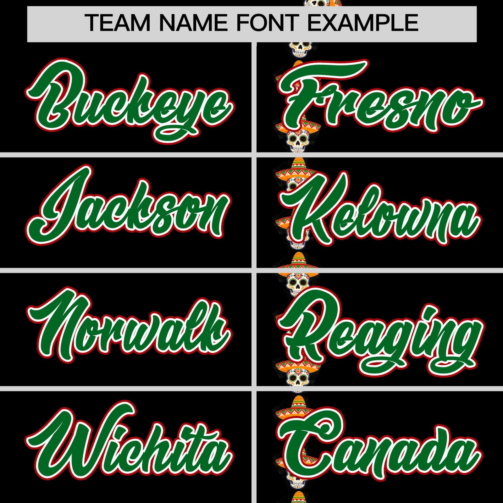 Custom Black Kelly Green White Graffiti Pattern Mexican style Stretch Fabric Baseball Jersey| KXKSHOP