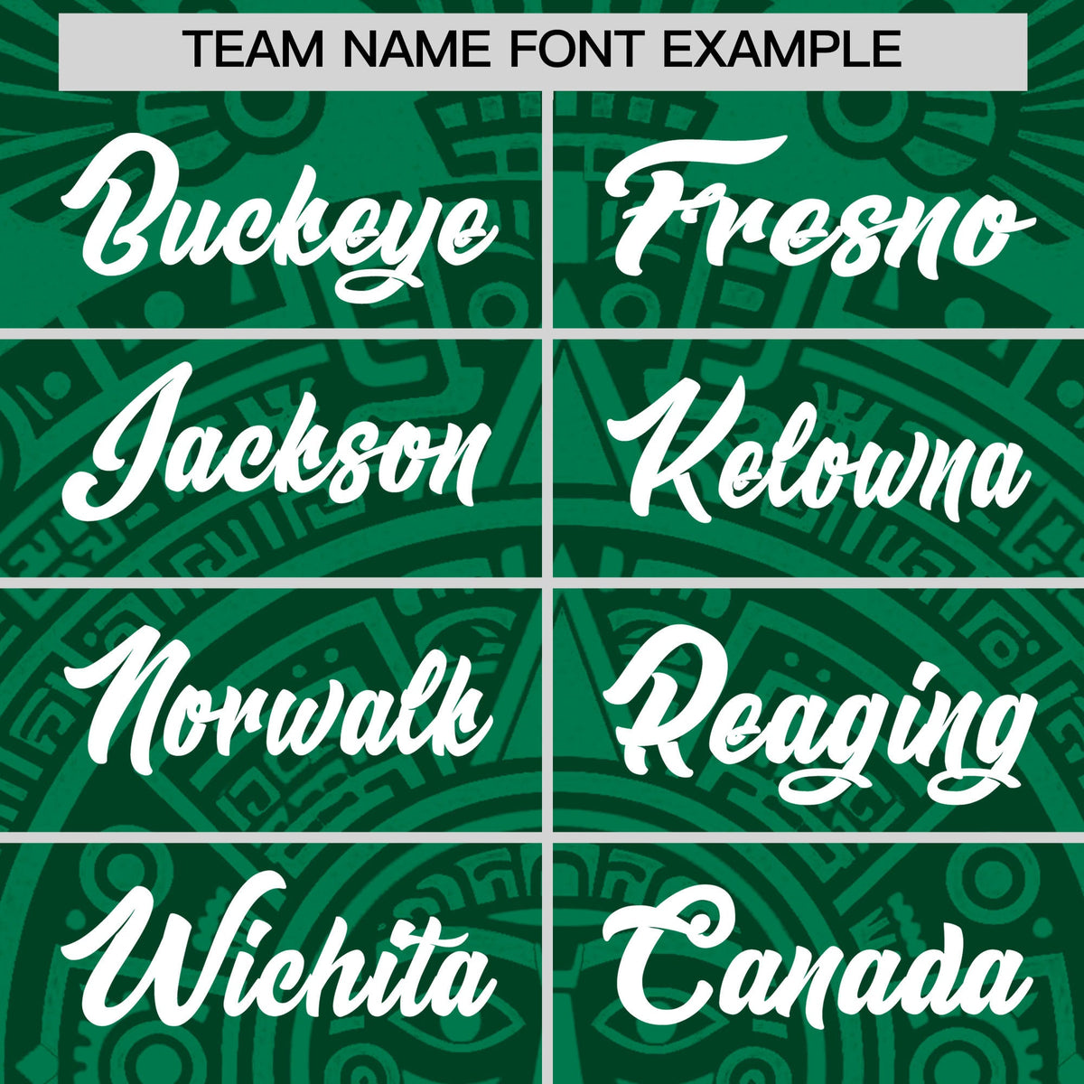 Custom Kelly Green Dark Green White Graffiti Pattern Mexican style Stretch Fabric Baseball Jersey| KXKSHOP