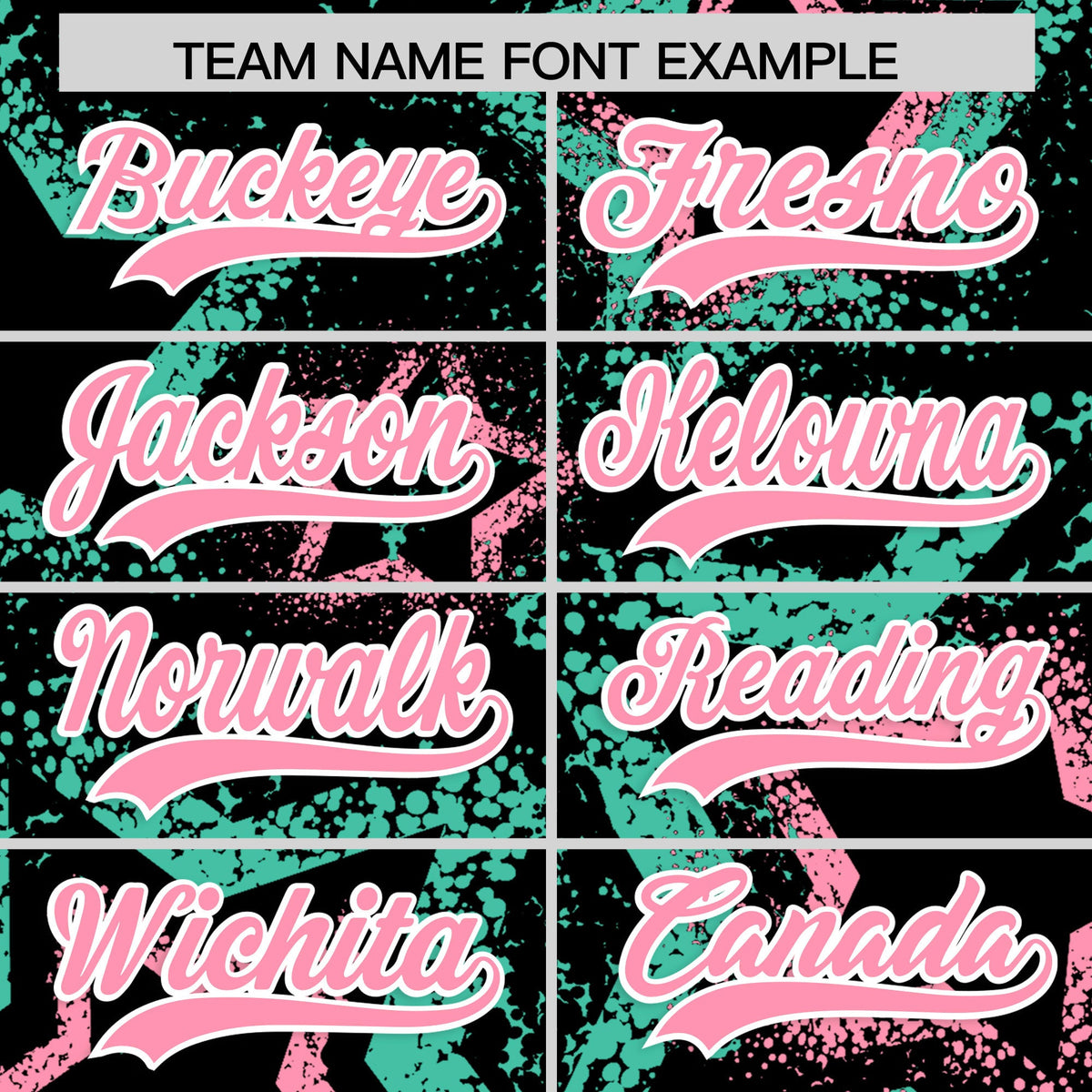 Custom Black Light Pink White Star-Shaped Ink Texture Graffiti Pattern Baseball Jersey | Sublimation Printed & Stitched,Add Name and Numbern,Perfect for Parties,Perfect for Training | KXKSHOP