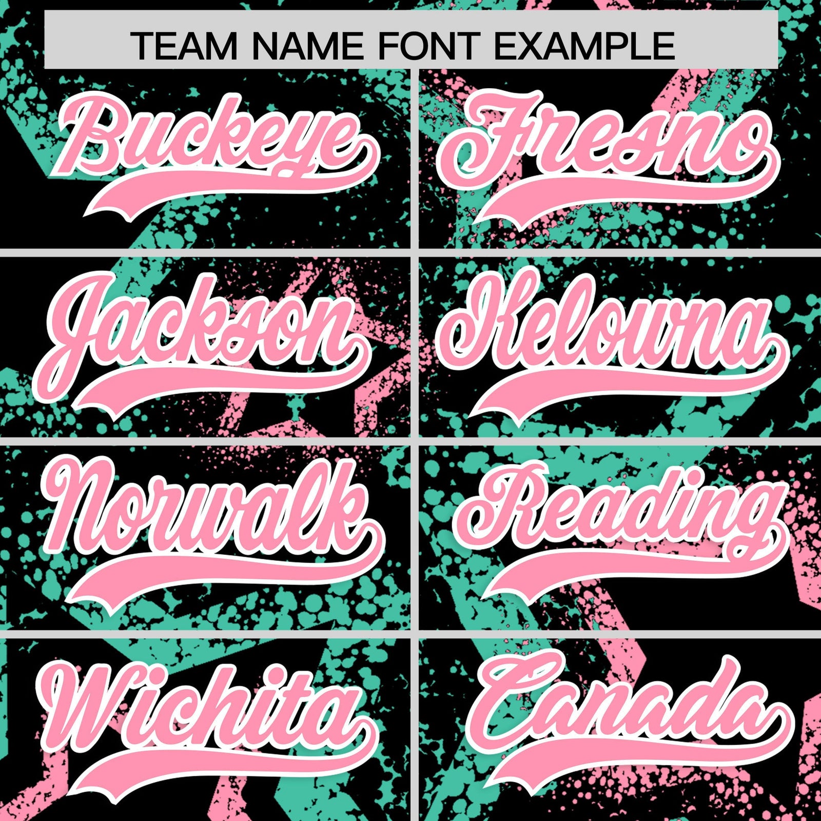 Custom Black Light Pink White Star-Shaped Ink Texture Graffiti Pattern Baseball Jersey | Sublimation Printed & Stitched,Add Name and Numbern,Perfect for Parties,Perfect for Training | KXKSHOP