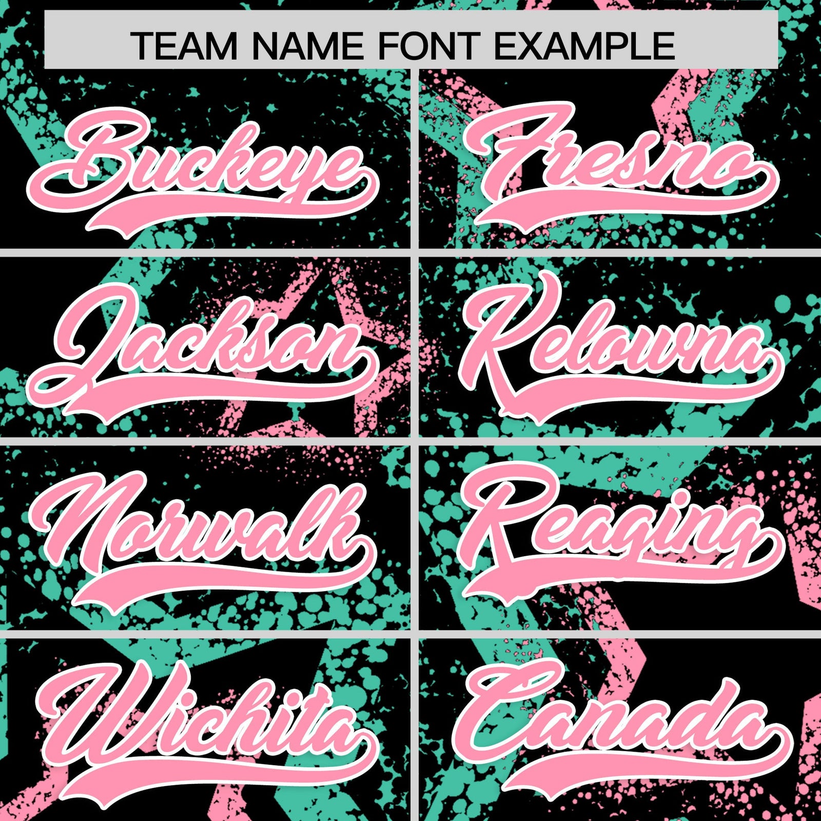 Custom Black Light Pink White Star-Shaped Ink Texture Graffiti Pattern Baseball Jersey | Sublimation Printed & Stitched,Add Name and Numbern,Perfect for Parties,Perfect for Training | KXKSHOP