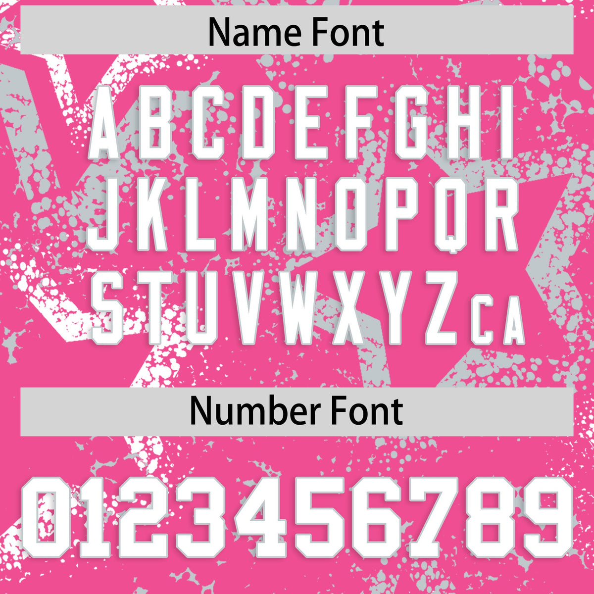 Custom Pink White Silver Star-Shaped Ink Texture Graffiti Pattern Baseball Jersey | Sublimation Printed &amp; Stitched,Add Name and Numbern,Perfect for Parties,Perfect for Training | KXKSHOP