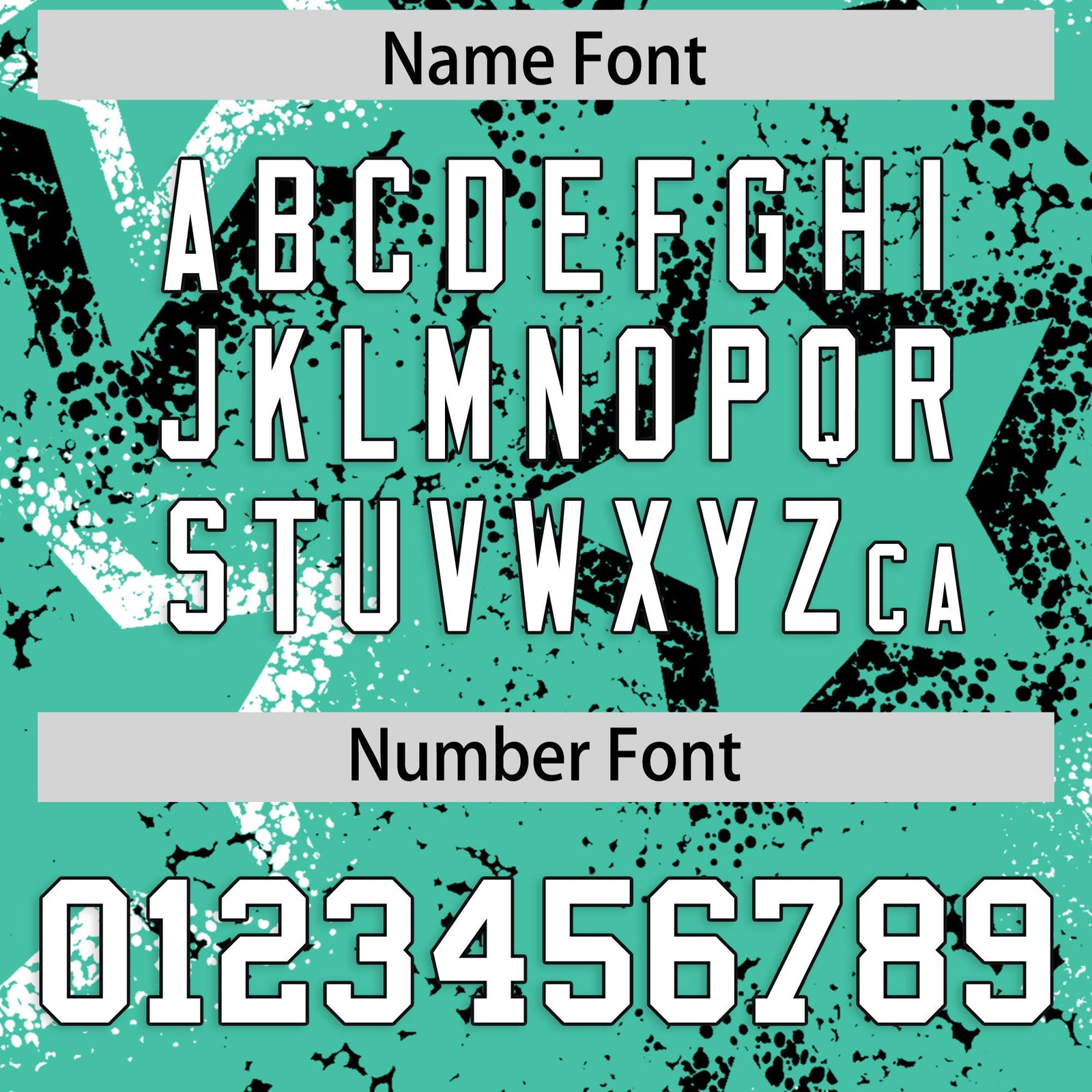 Custom Bright Green White Black Star-Shaped Ink Texture Graffiti Pattern Baseball Jersey | Sublimation Printed & Stitched,Add Name and Numbern,Perfect for Parties,Perfect for Training | KXKSHOP