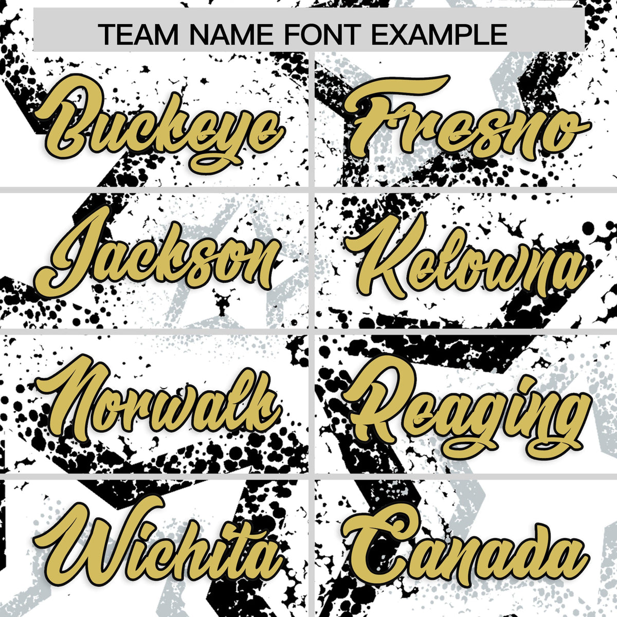 Custom White Silver Old Gold Star-Shaped Ink Texture Graffiti Pattern Baseball Jersey | Sublimation Printed &amp; Stitched,Add Name and Numbern,Perfect for Parties,Perfect for Training | KXKSHOP