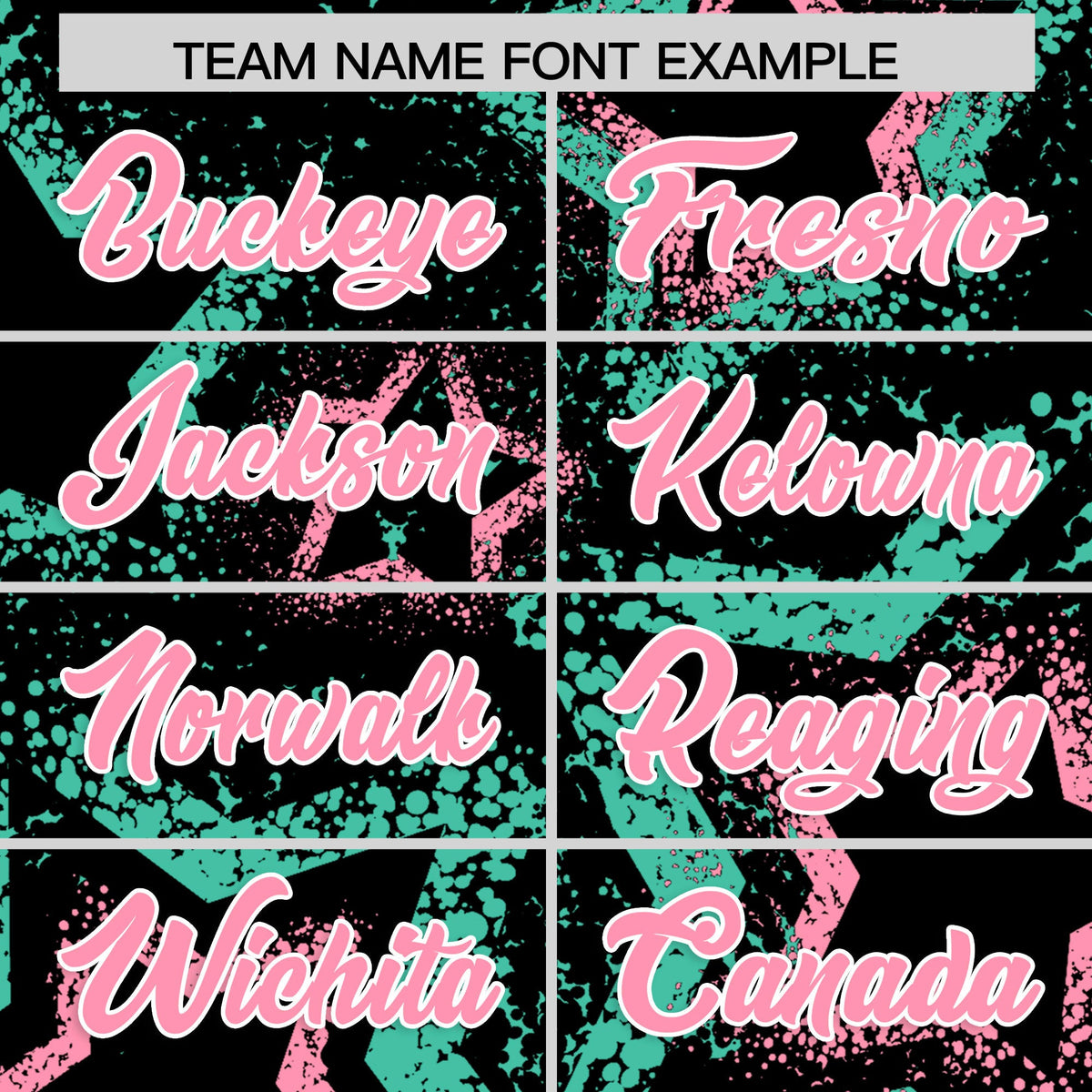 Custom Black Light Pink White Star-Shaped Ink Texture Graffiti Pattern Baseball Jersey | Sublimation Printed & Stitched,Add Name and Numbern,Perfect for Parties,Perfect for Training | KXKSHOP