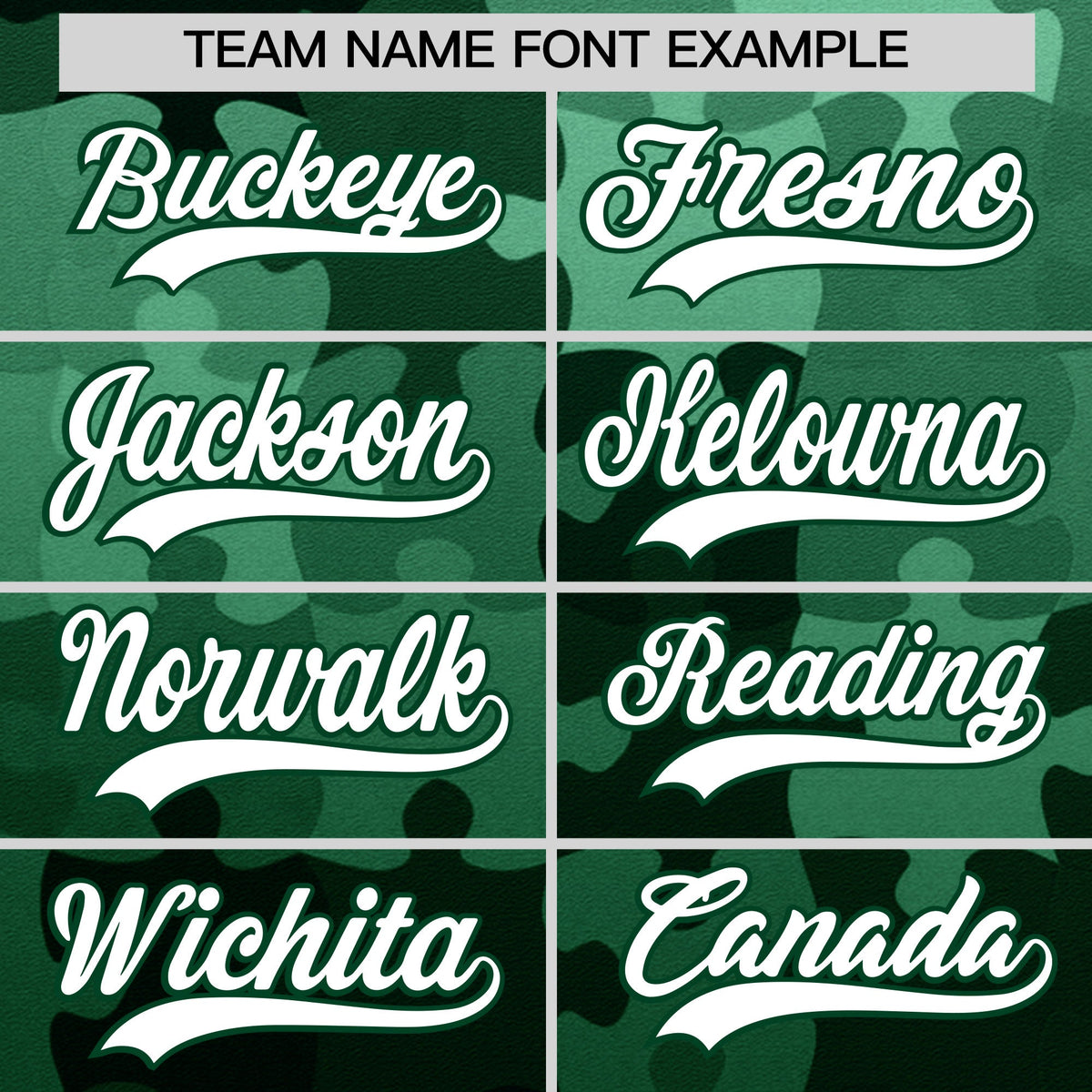Custom White Green Puzzle Elements Baseball Jersey | Sublimation Printed & Stitched,Add Name and Numbern,Perfect for Teams | KXKSHOP