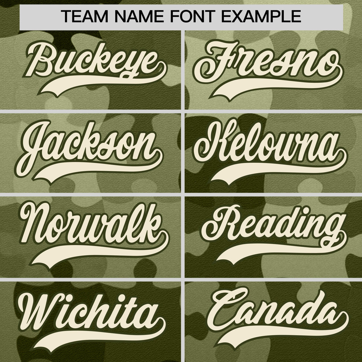 Custom Cream Olive Puzzle Elements Baseball Jersey | Sublimation Printed & Stitched,Add Name and Numbern,Perfect for Teams | KXKSHOP