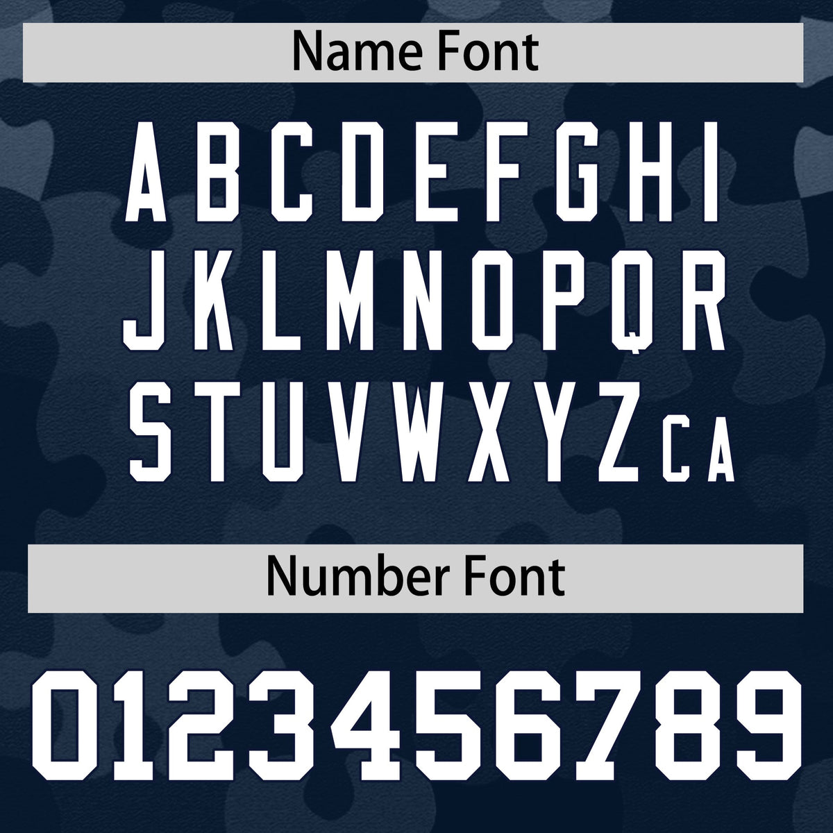 Custom White Navy Puzzle Elements Baseball Jersey | Sublimation Printed & Stitched,Add Name and Numbern,Perfect for Teams | KXKSHOP