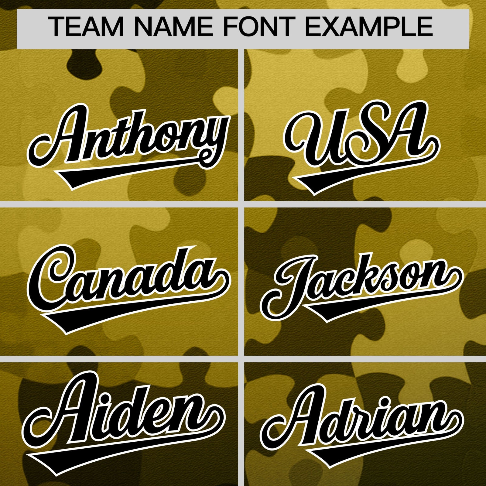 Custom Old Gold White Black Puzzle Elements Baseball Jersey | Sublimation Printed & Stitched,Add Name and Numbern,Perfect for Teams | KXKSHOP