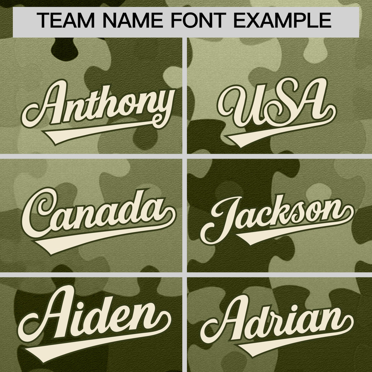 Custom Cream Olive Puzzle Elements Baseball Jersey | Sublimation Printed & Stitched,Add Name and Numbern,Perfect for Teams | KXKSHOP